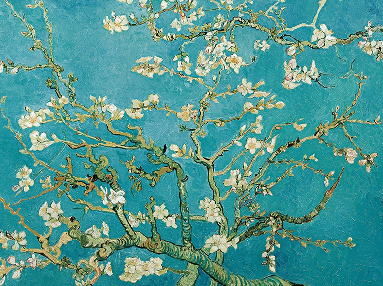 Van Gogh Blossoming Almond Trees Wallpapers