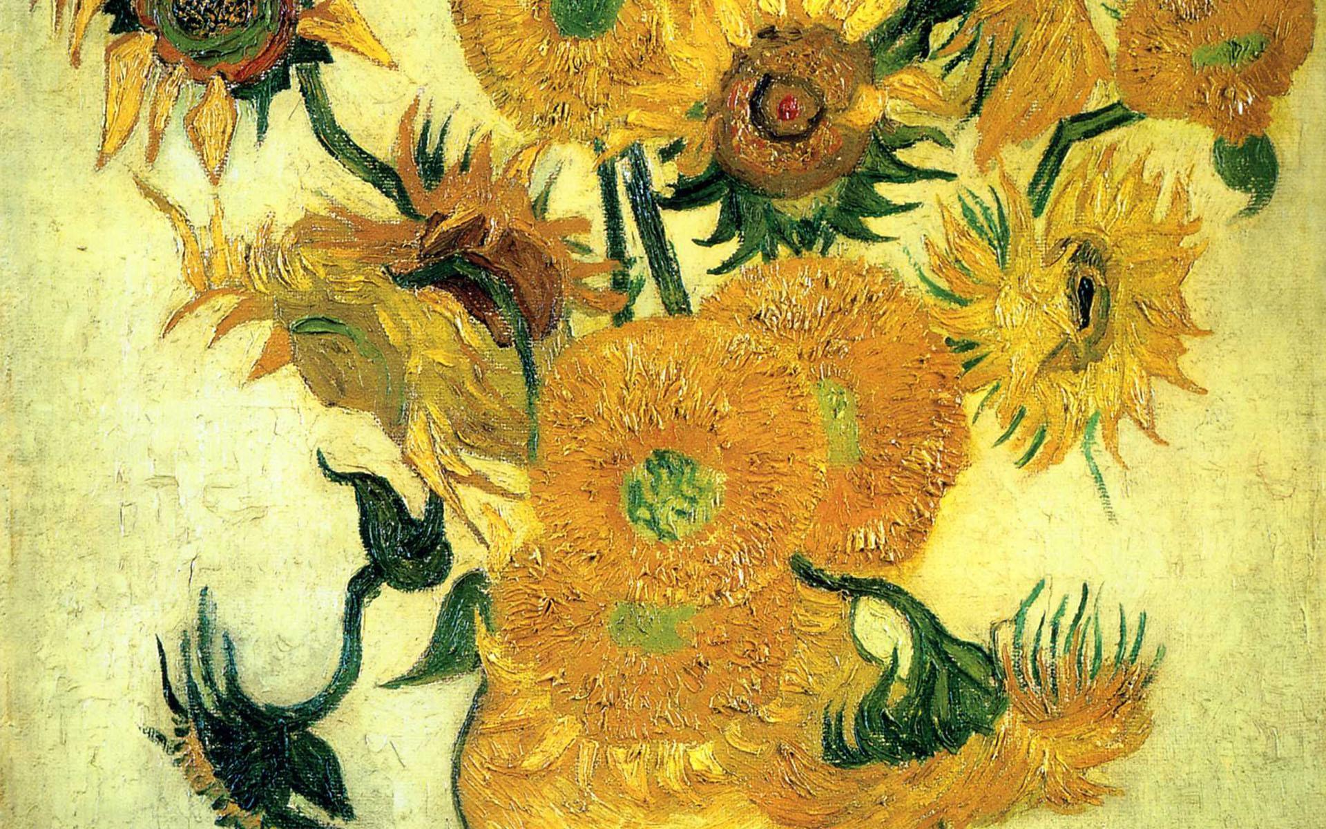 Van Gogh Sunflower Wallpapers