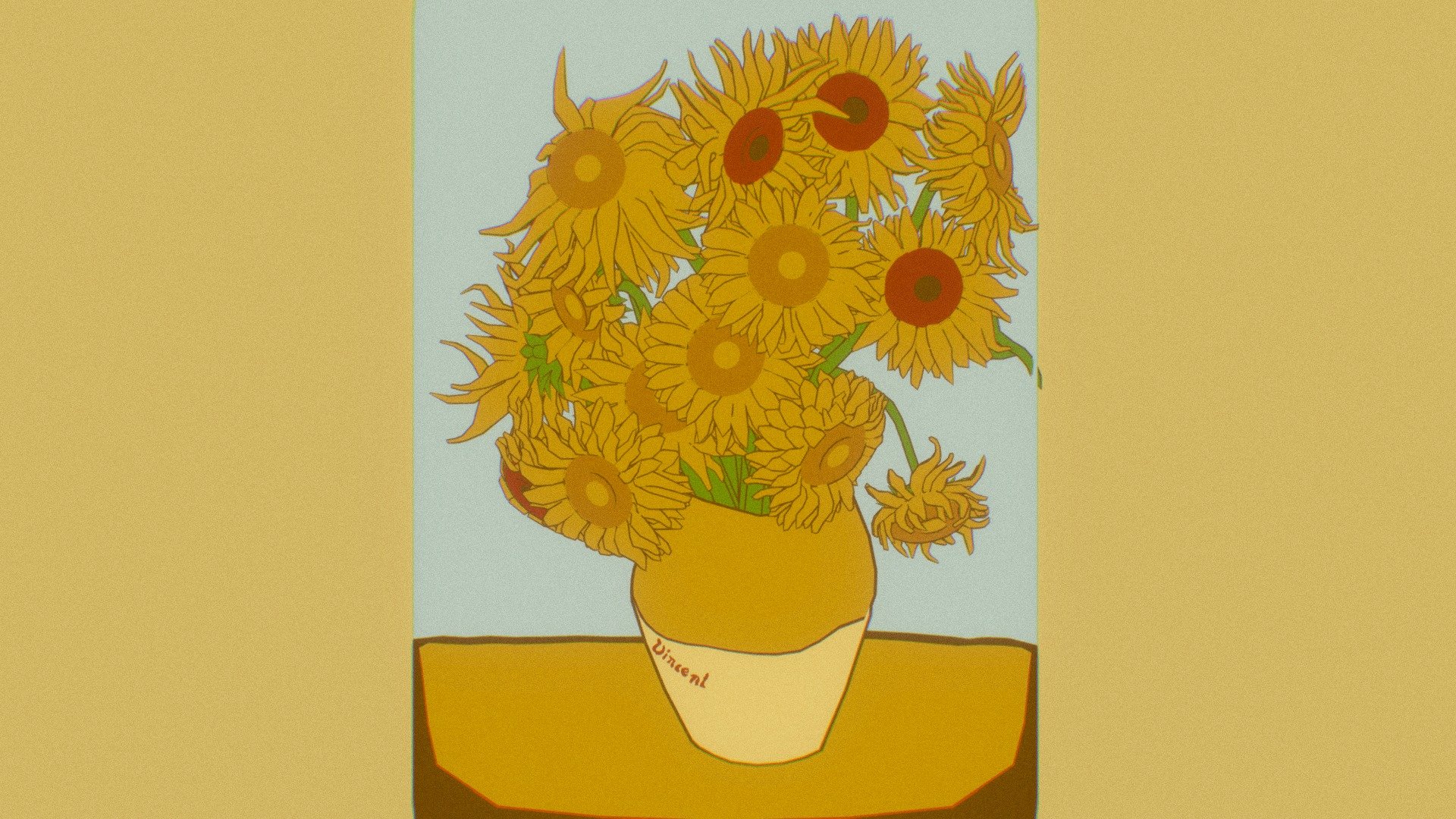 Van Gogh Sunflower Wallpapers