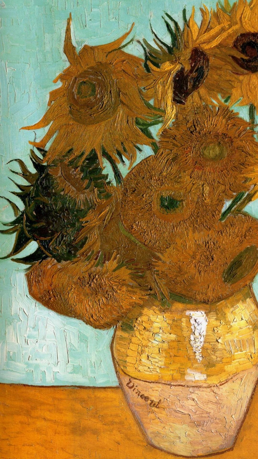 Van Gogh Sunflowers Iphone Wallpapers
