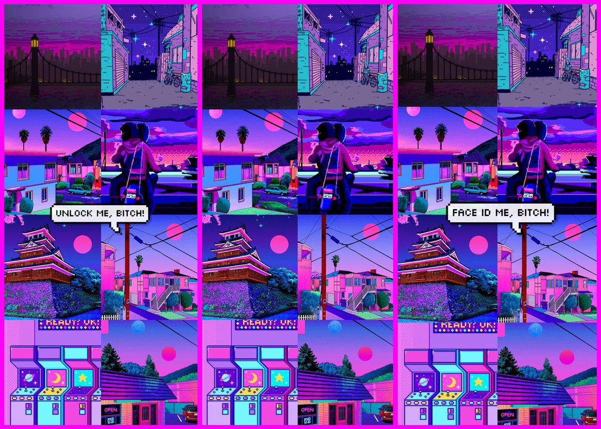 Vaporwave Pixel Art Wallpapers