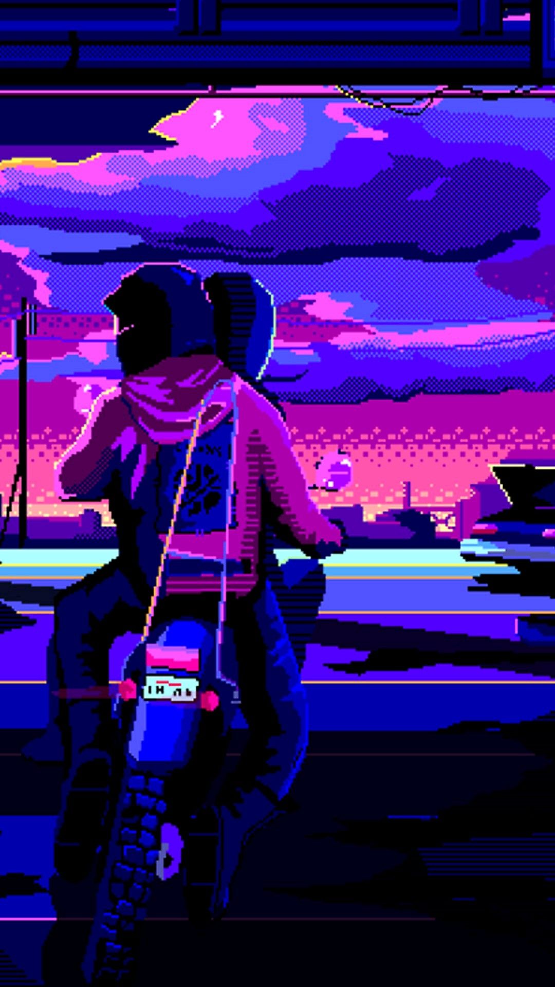 Vaporwave Pixel Art Wallpapers