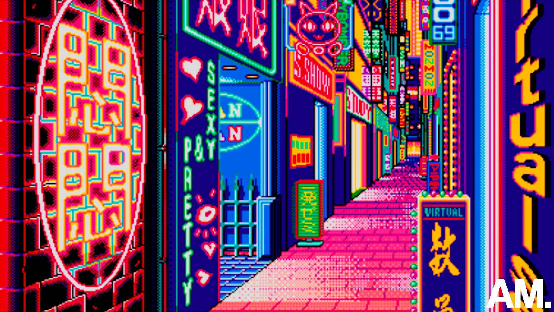 Vaporwave Pixel Art Wallpapers