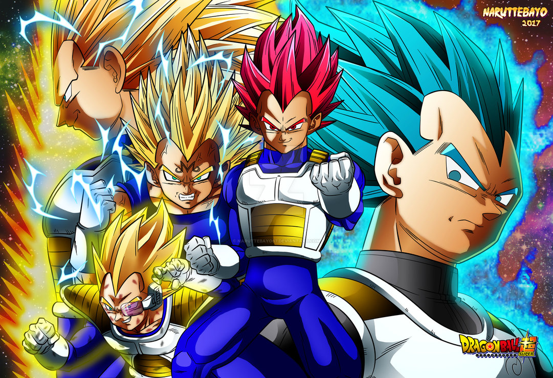 Vegeta All Forms Wallpapers