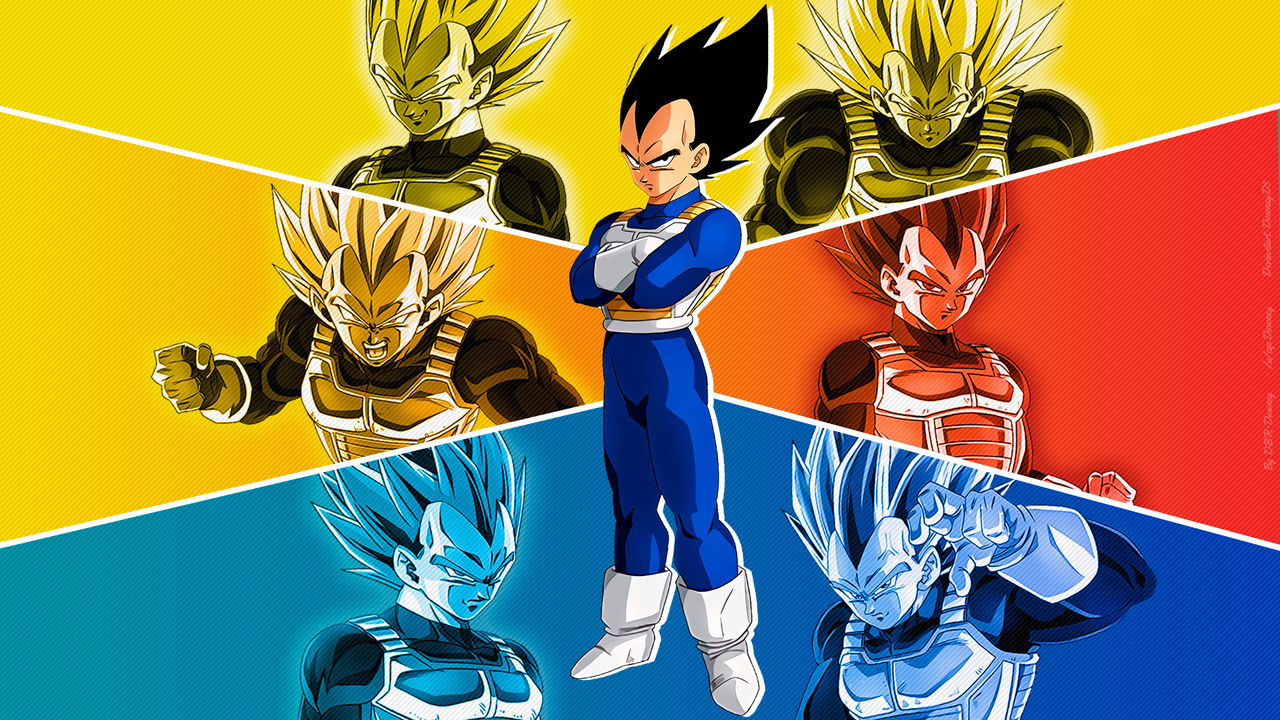 Vegeta All Forms Wallpapers