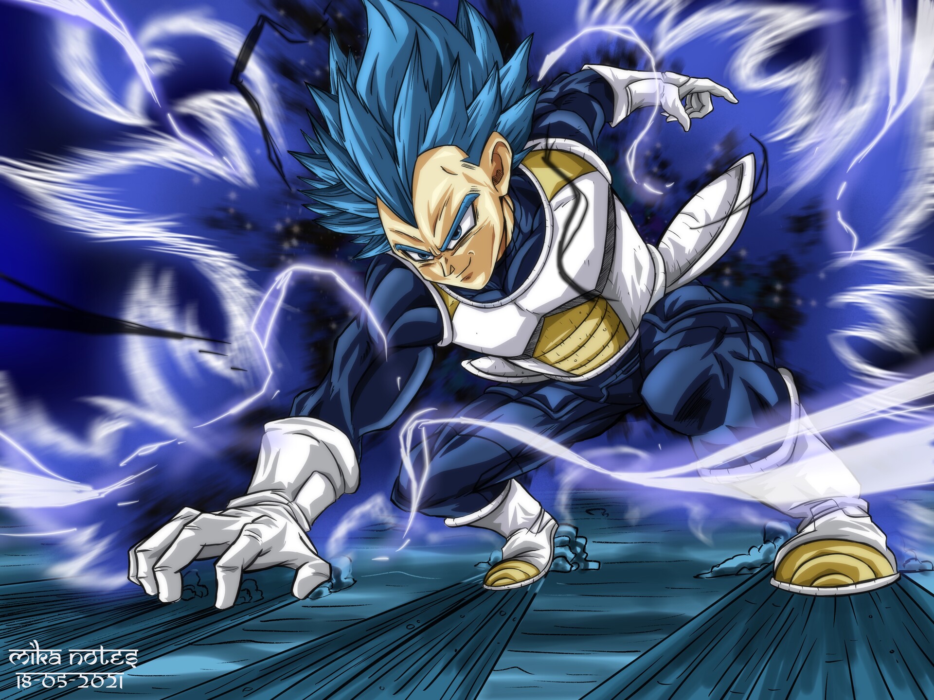 Vegeta Super Saiyan Blue Evolution Wallpapers