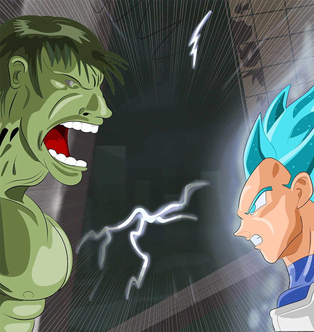 Vegeta Vs Hulk Wallpapers