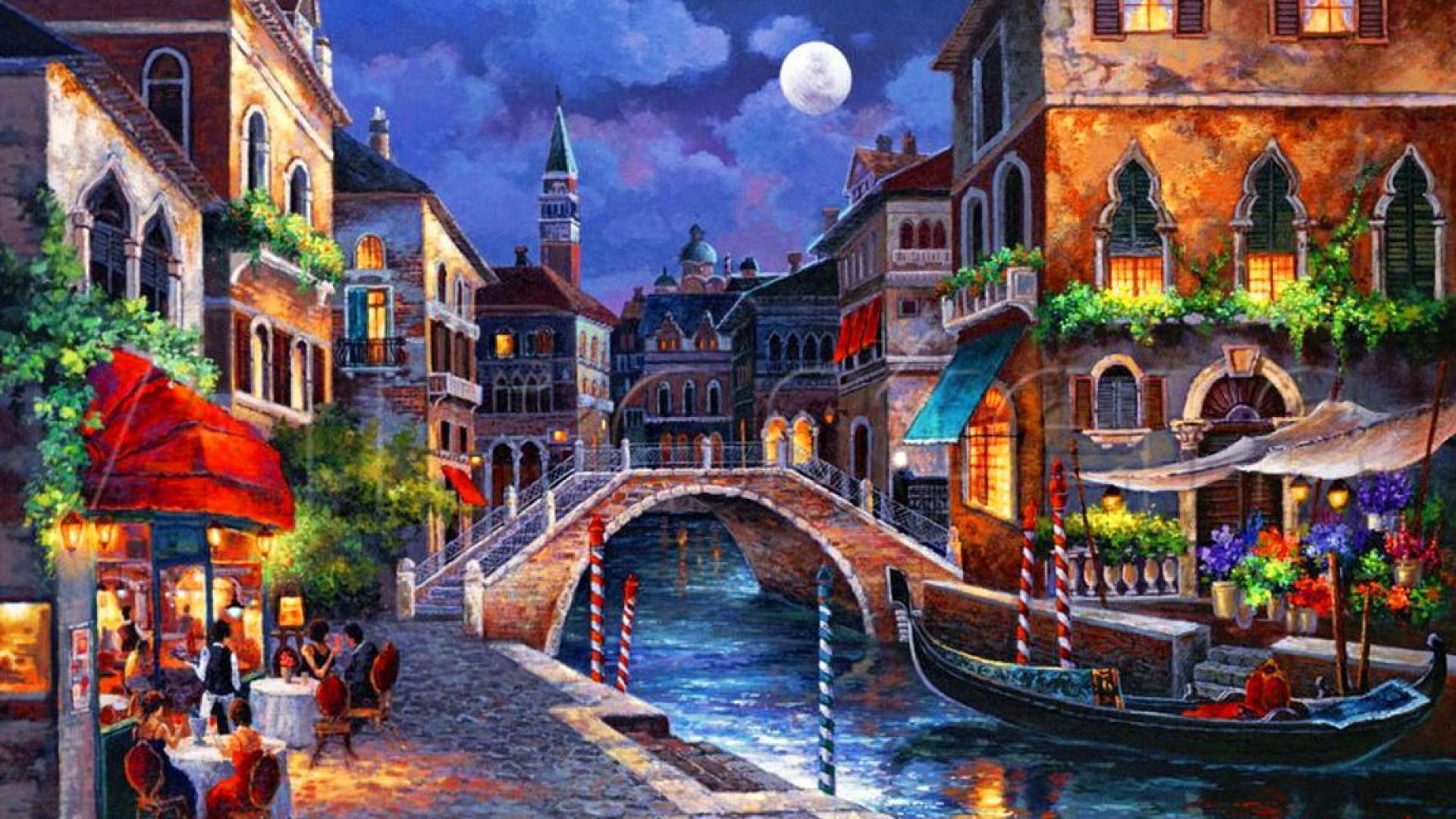 Venice Painting Wallpapers