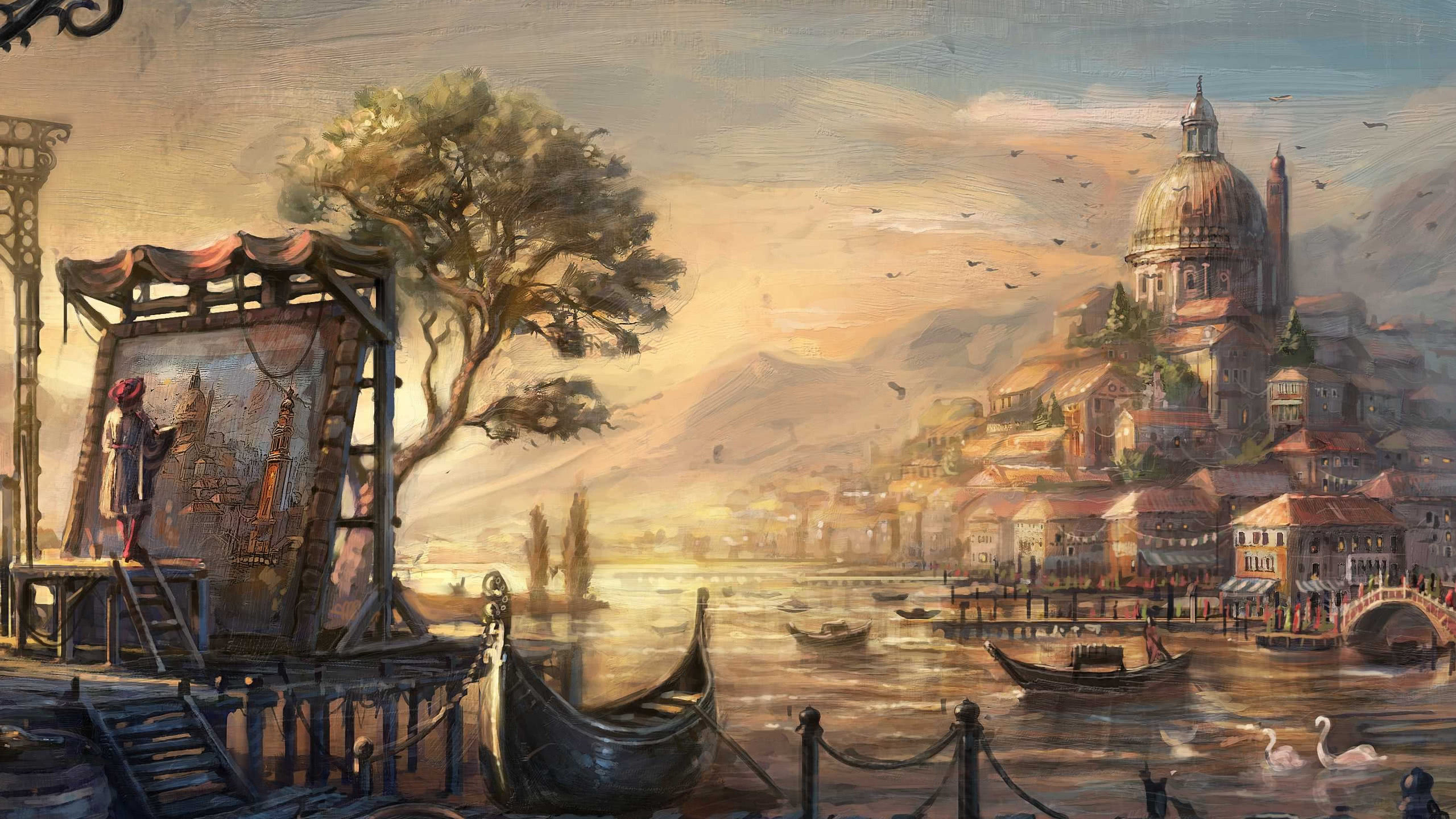 Venice Painting Wallpapers