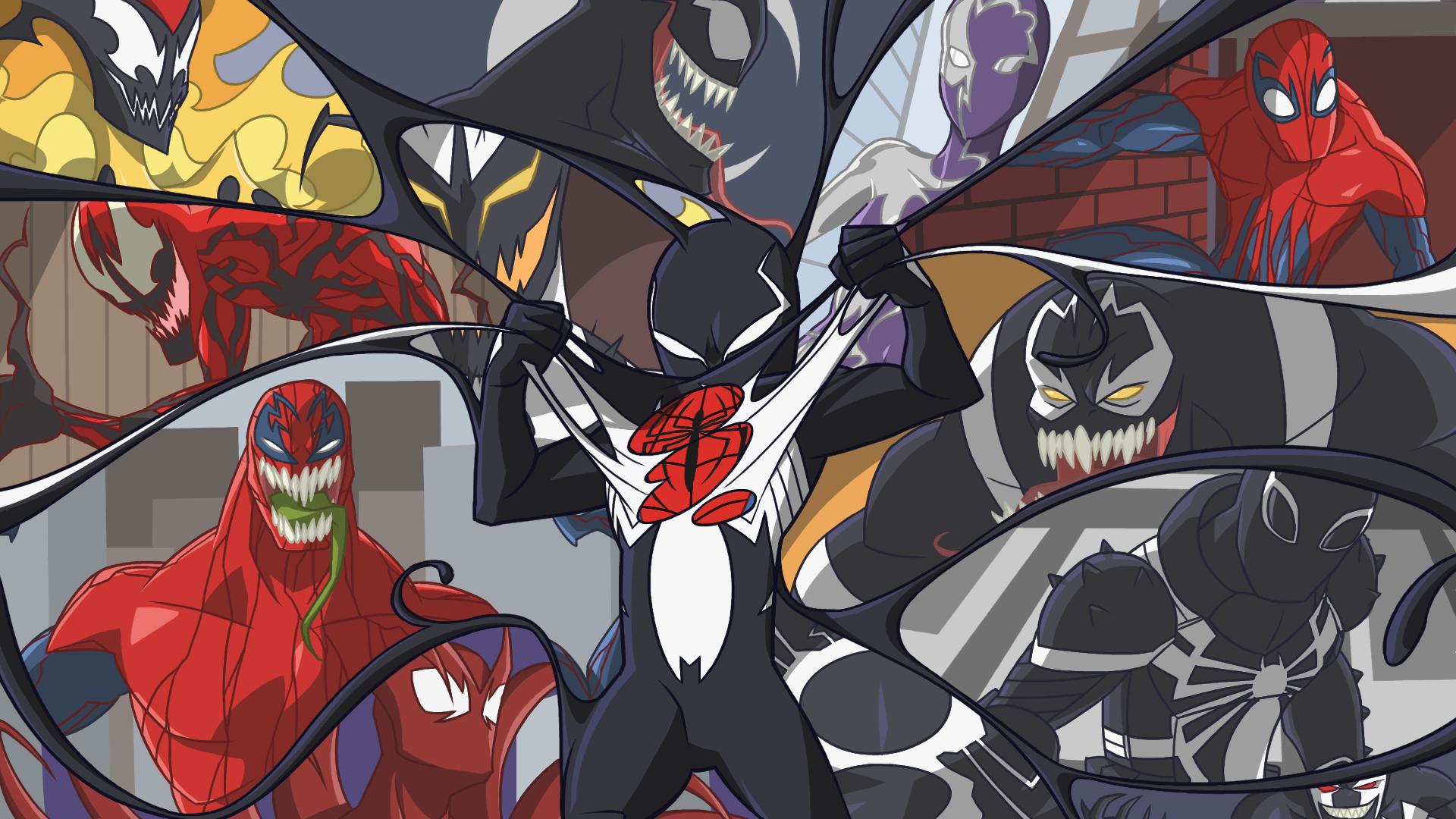 Venom Cartoon Wallpapers