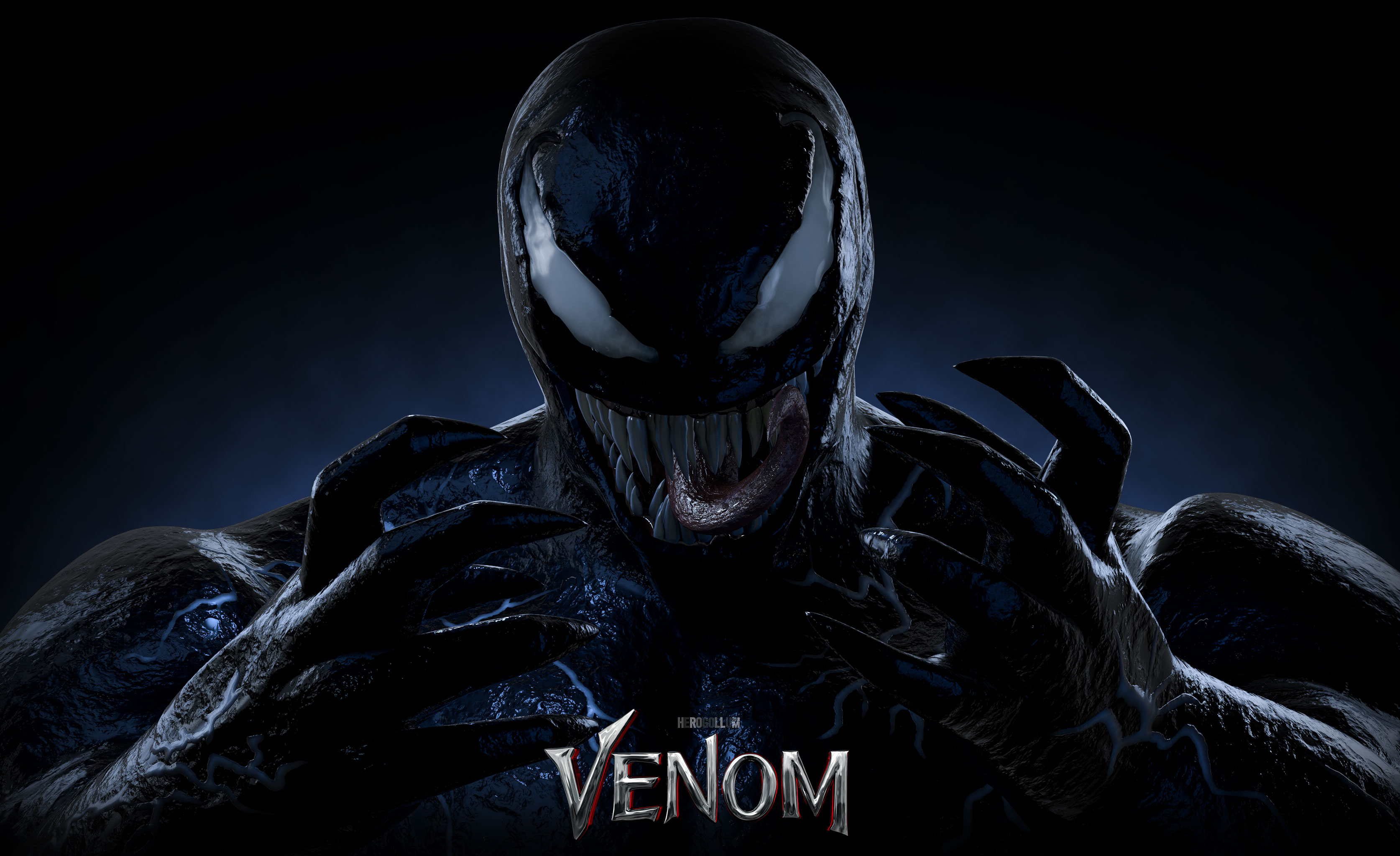 Venom Logo For Pubg Wallpapers