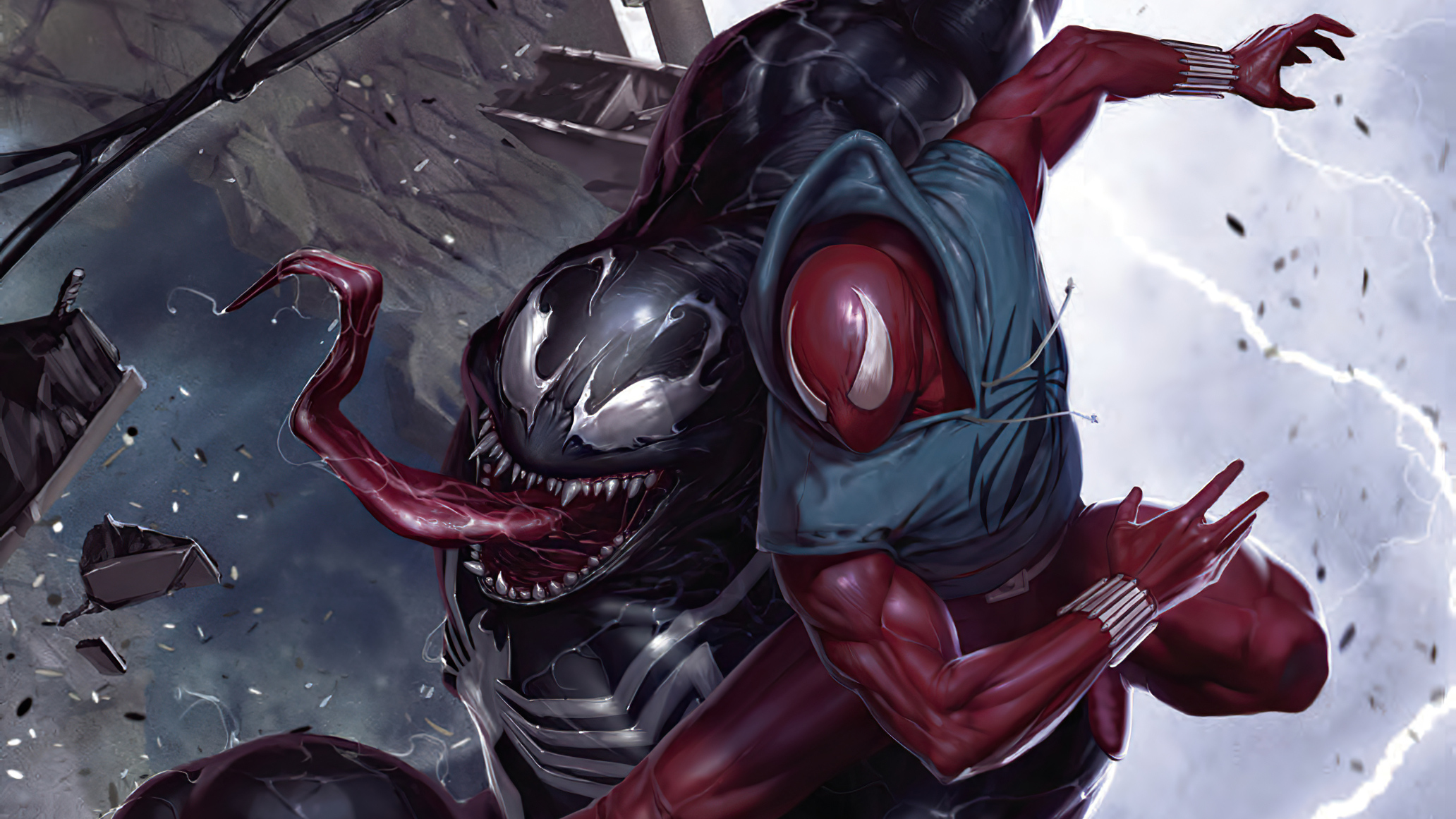 Venom Vs Spiderman Wallpapers