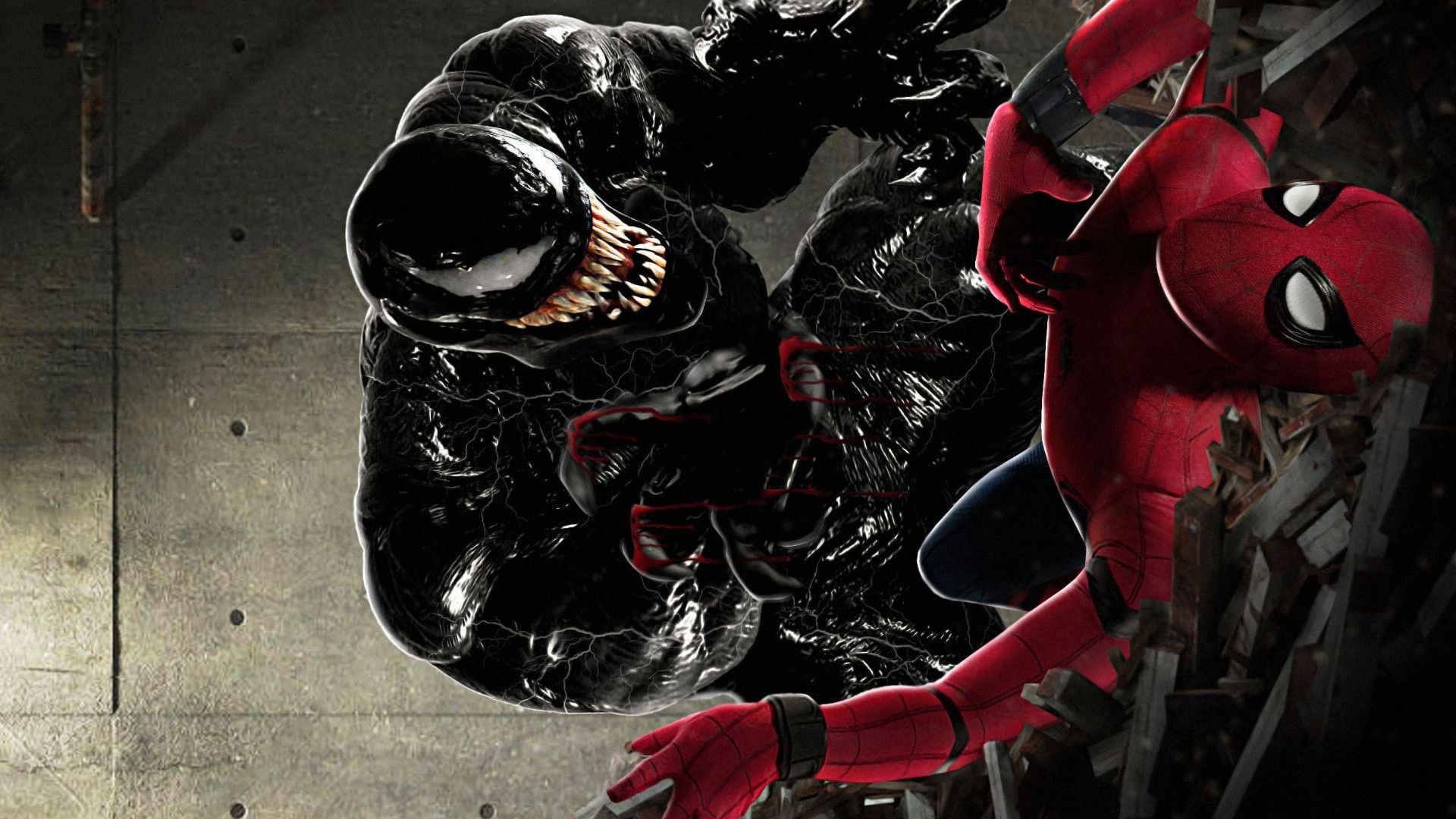 Venom Vs Spiderman Wallpapers