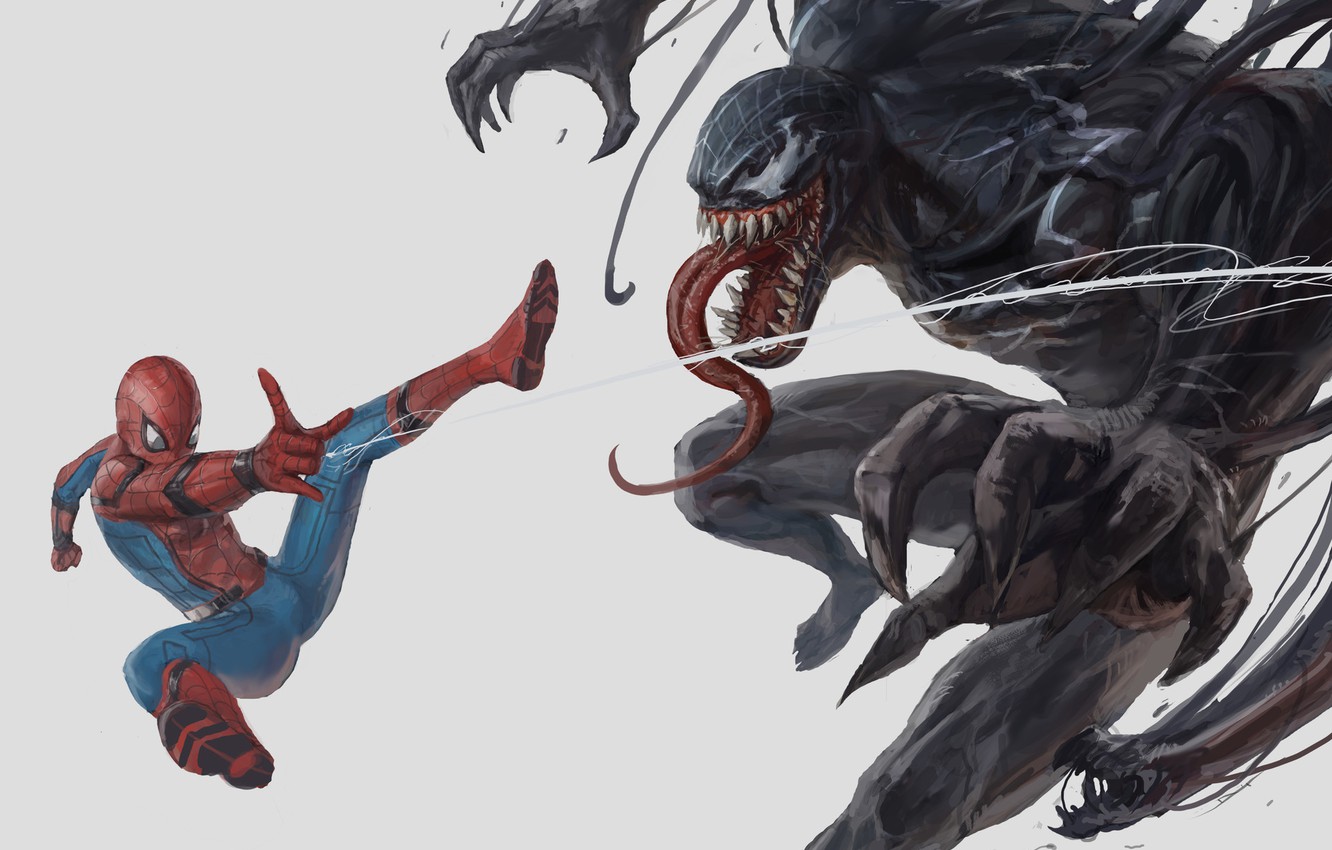 Venom Vs Spiderman Wallpapers