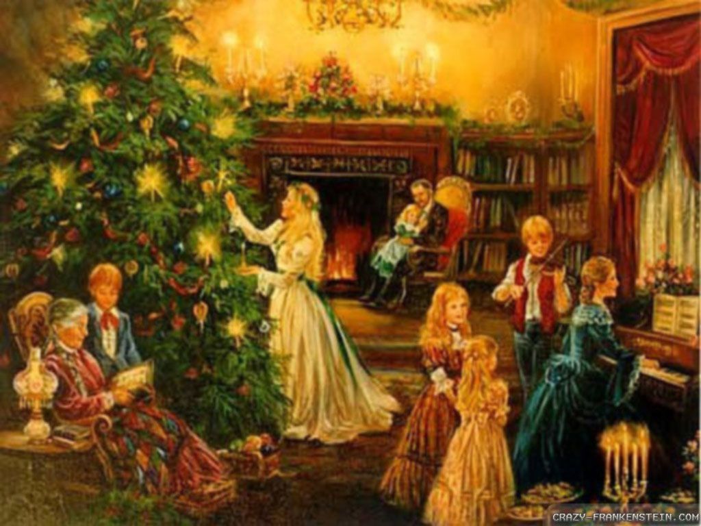 Victorian Christmas Wallpapers