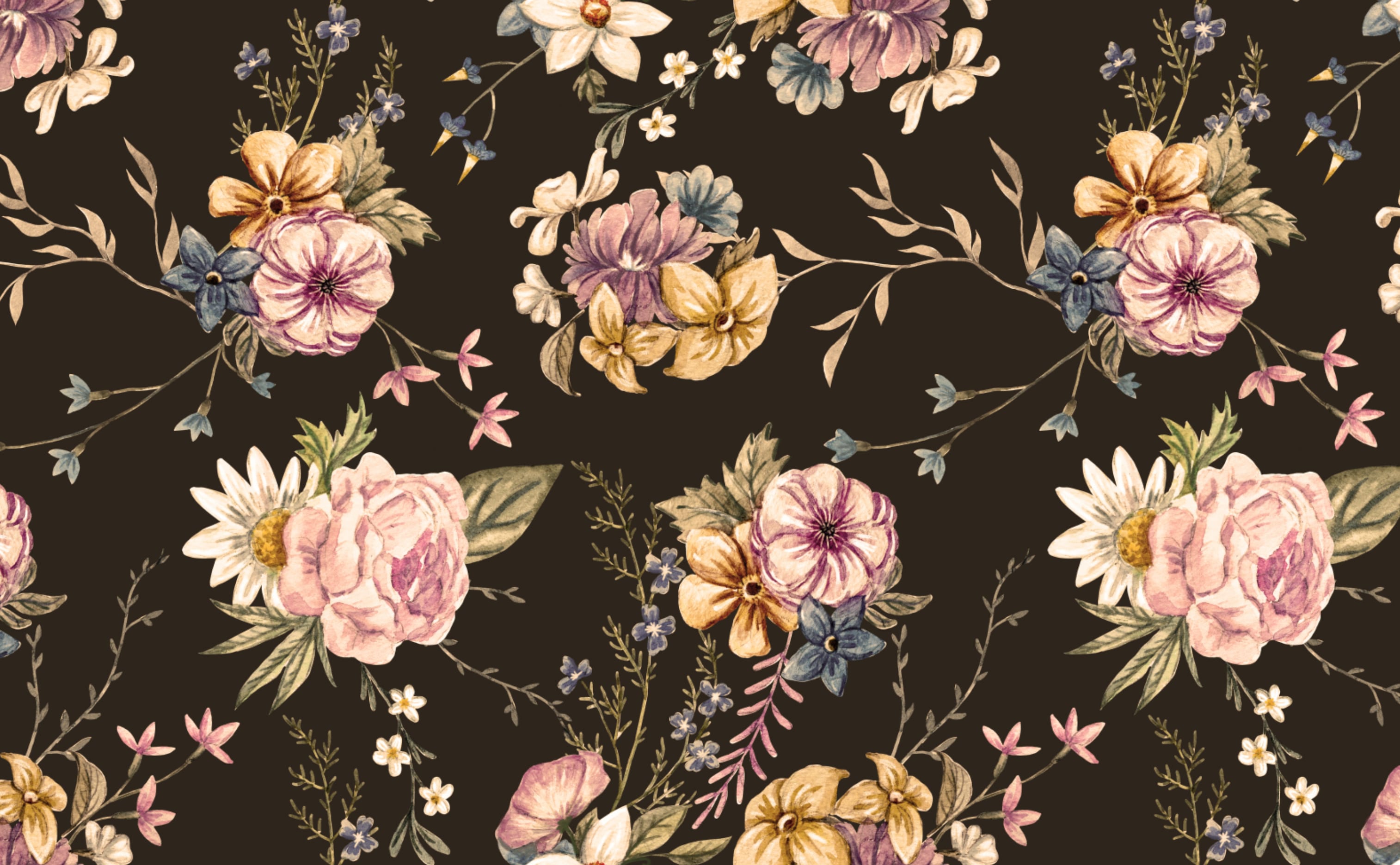 Victorian Flower Wallpapers