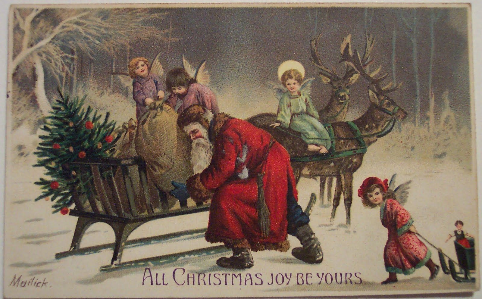 Vintage Christmas Desktop Wallpapers