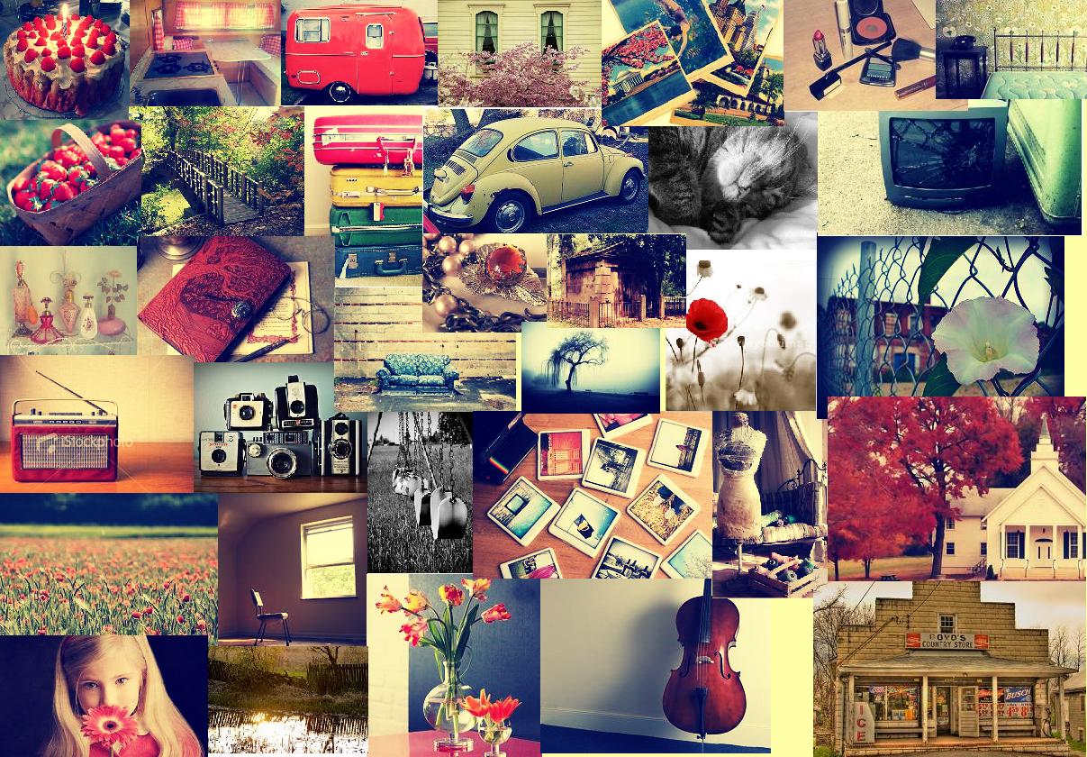 Vintage Collage Wallpapers