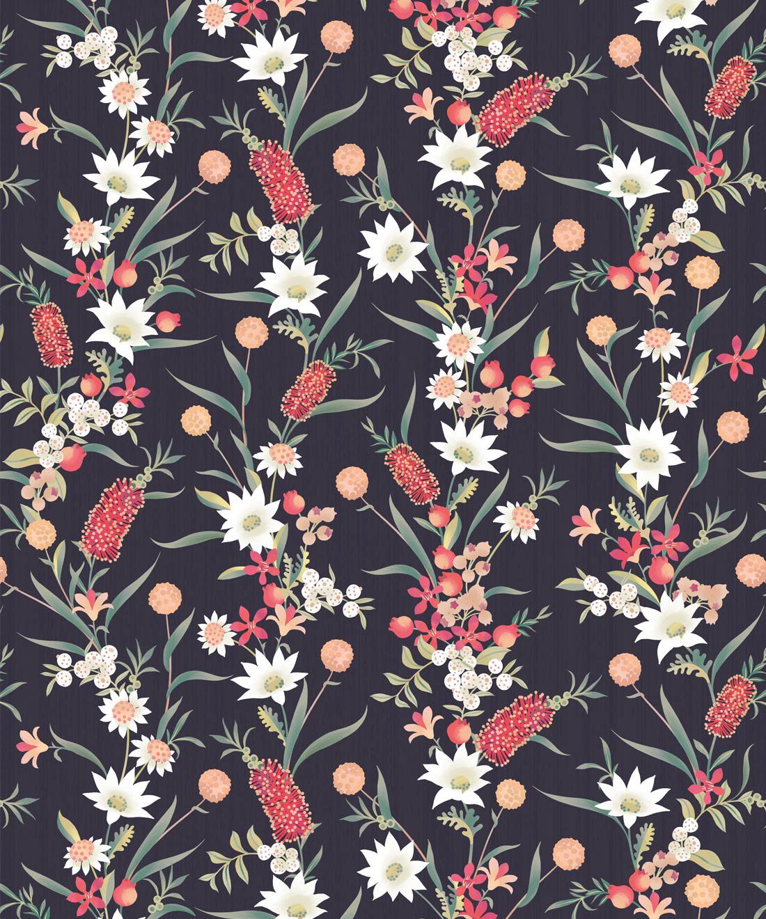 Vintage Floral Print Desktop Wallpapers