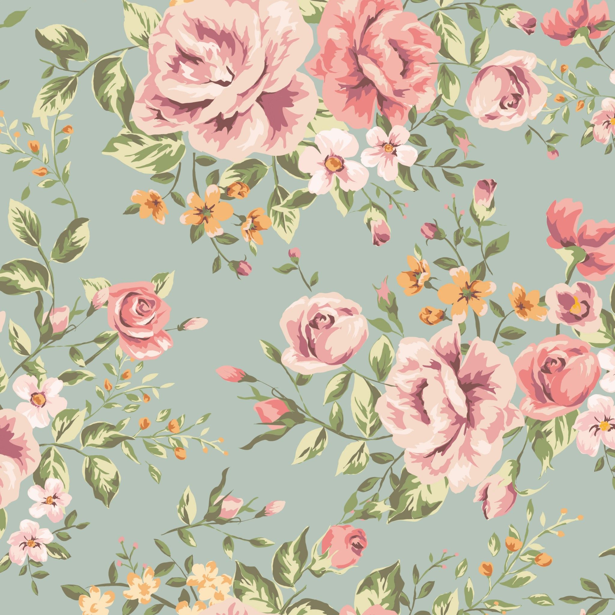 Vintage Floral Wallpapers