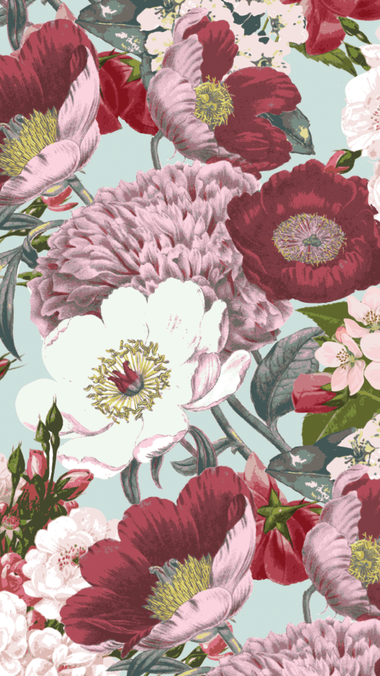 Vintage Flower Iphone Wallpapers