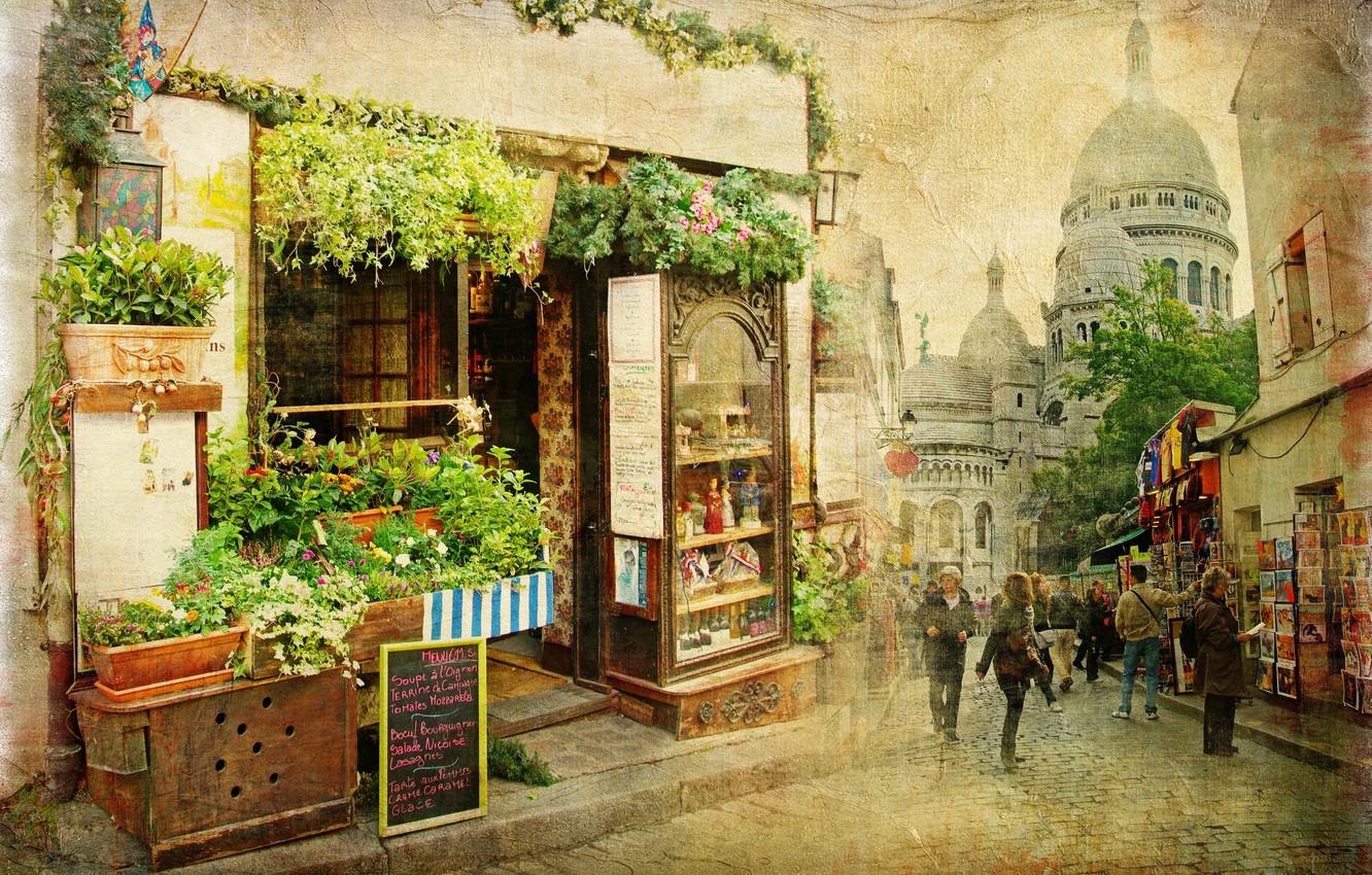 Vintage France Wallpapers