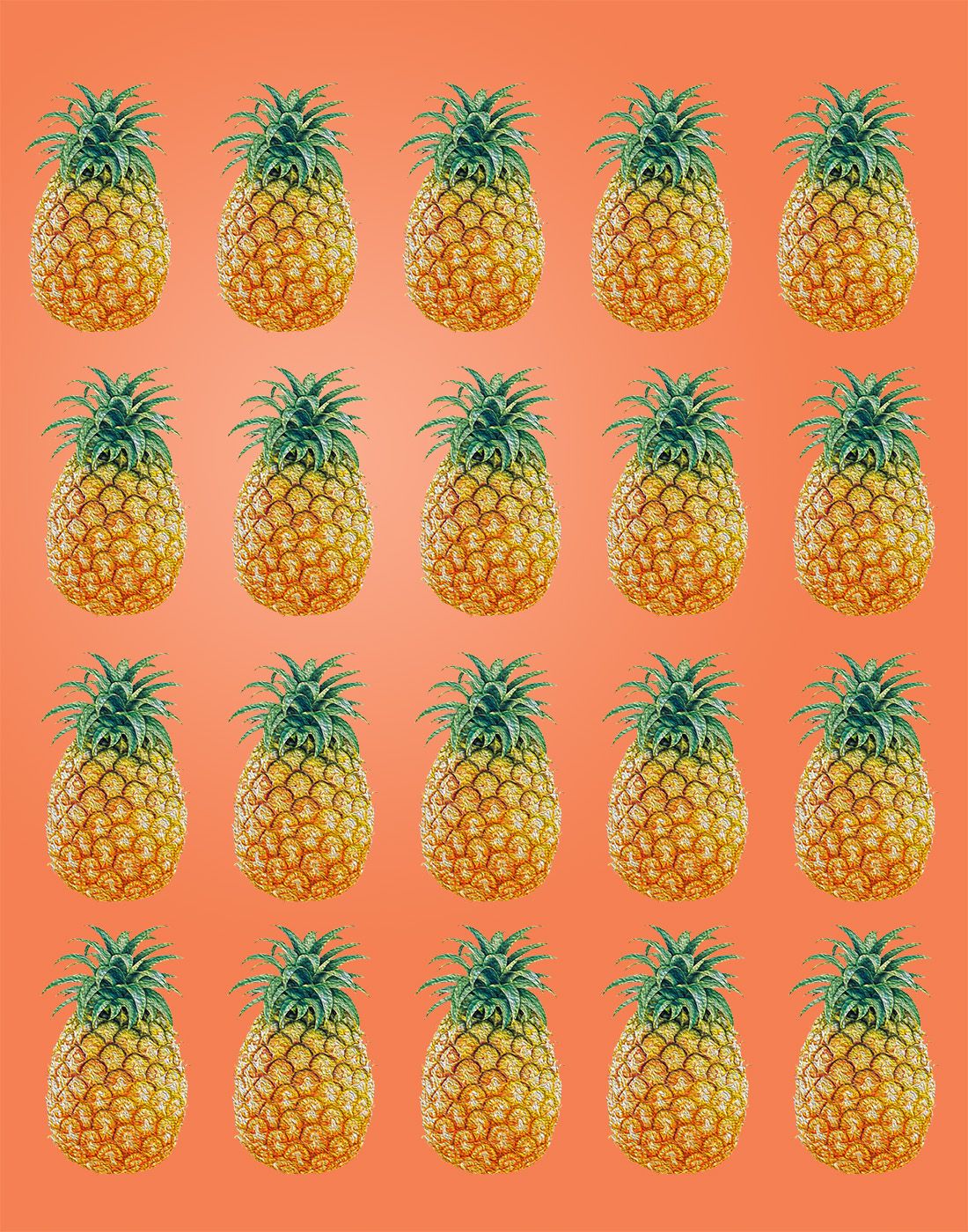 Vintage Pineapple Patterns Wallpapers