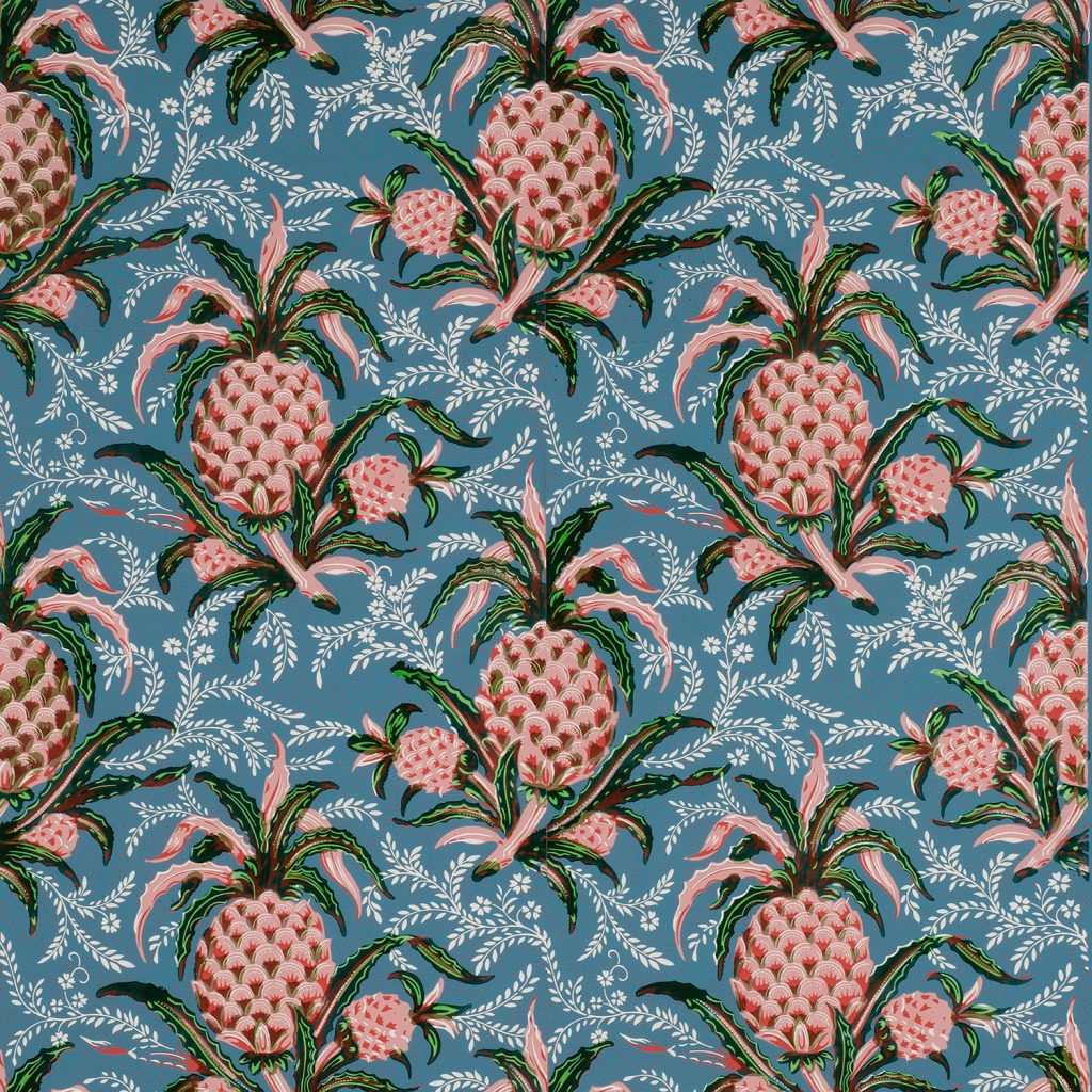 Vintage Pineapple Patterns Wallpapers