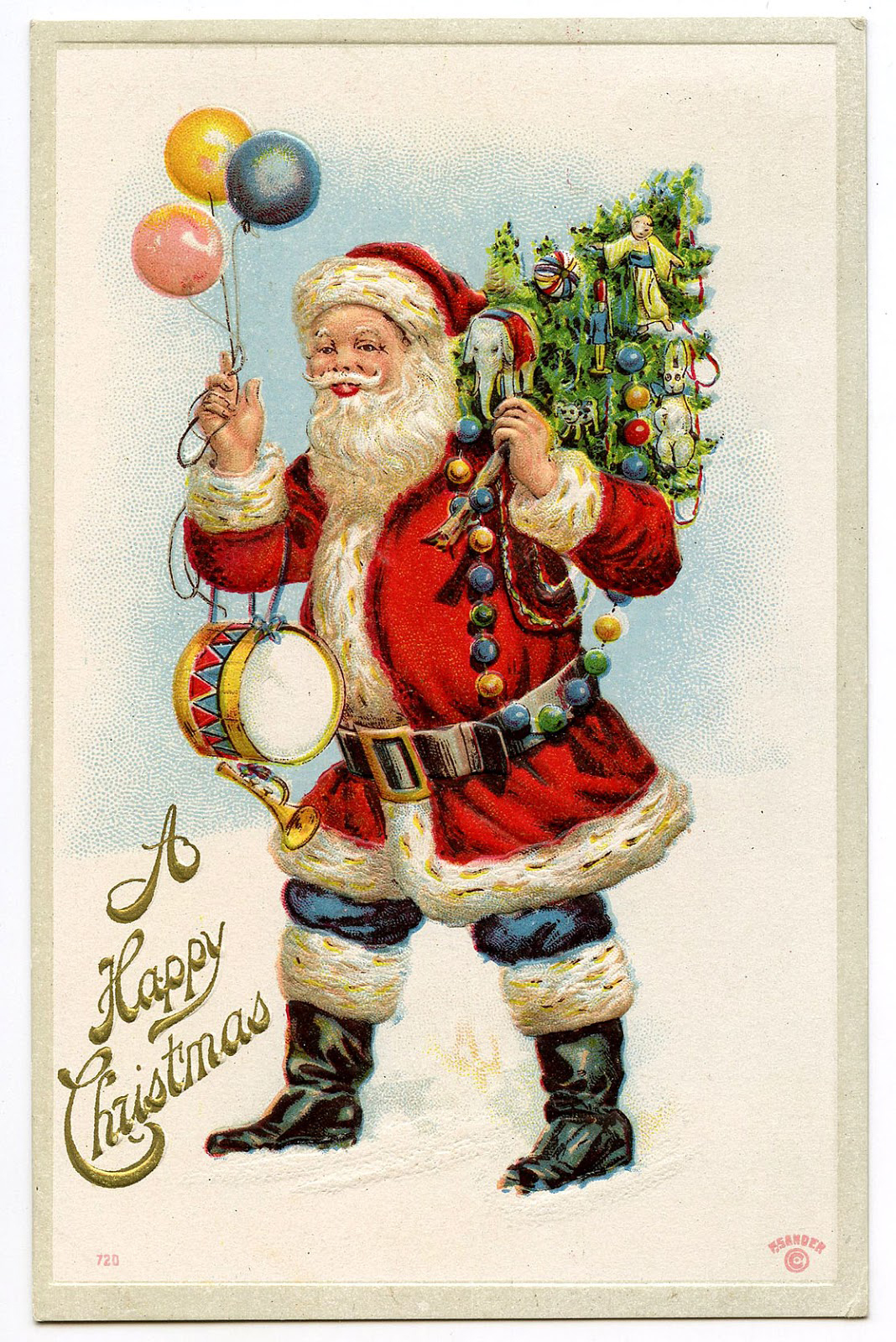 Vintage Santa Wallpapers