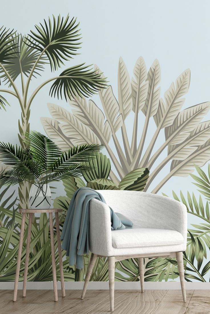 Vintage Tropical Wallpapers