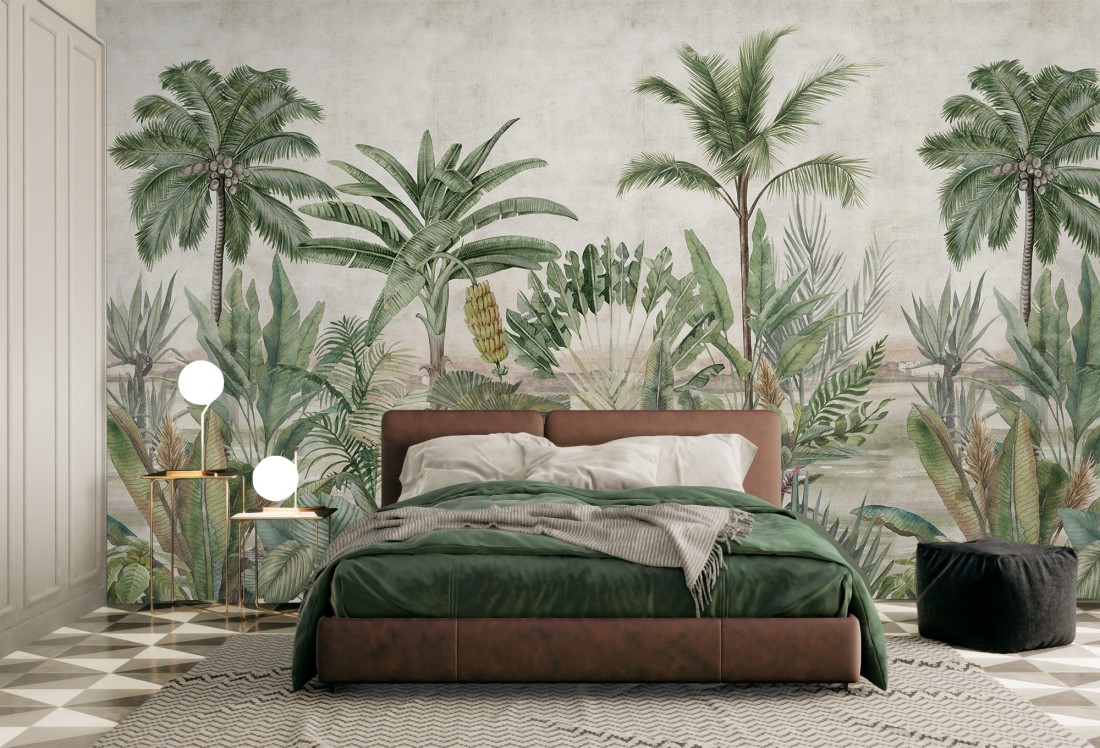 Vintage Tropical Wallpapers