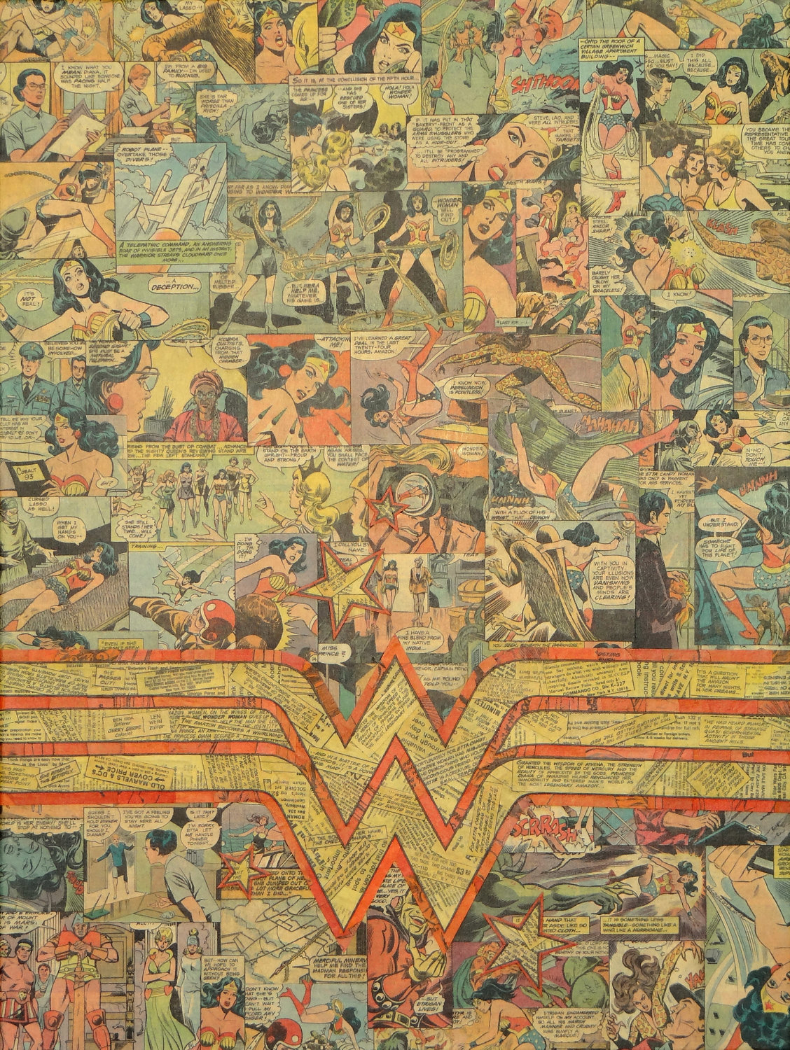 Vintage Wonder Woman Wallpapers