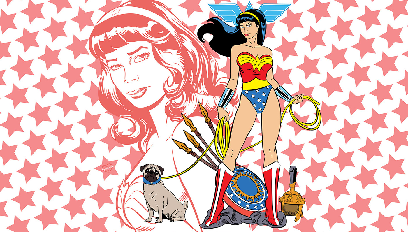 Vintage Wonder Woman Wallpapers