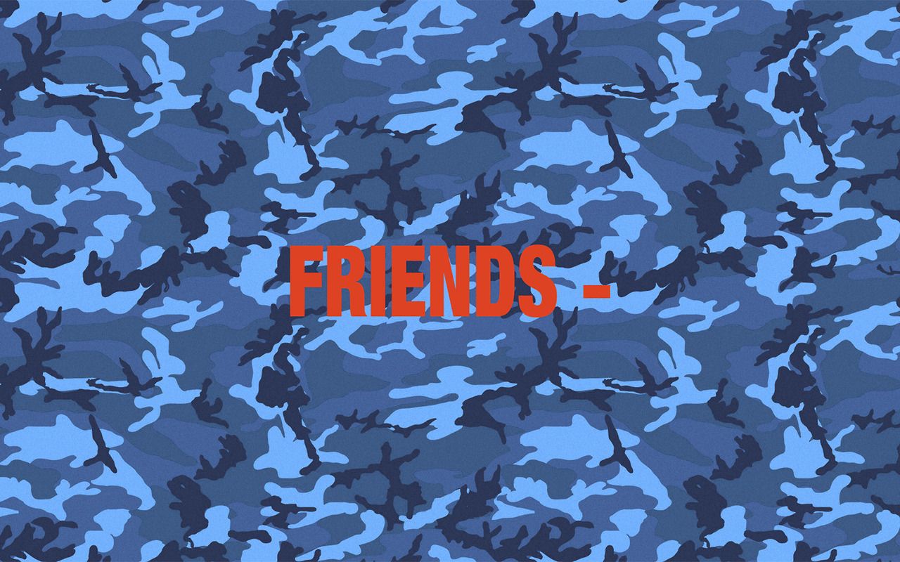 Vlone Blue Camo Wallpapers
