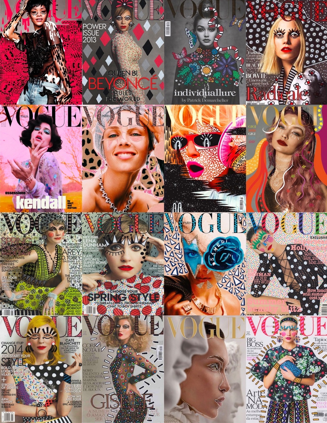 Vogue Collage Wallpapers