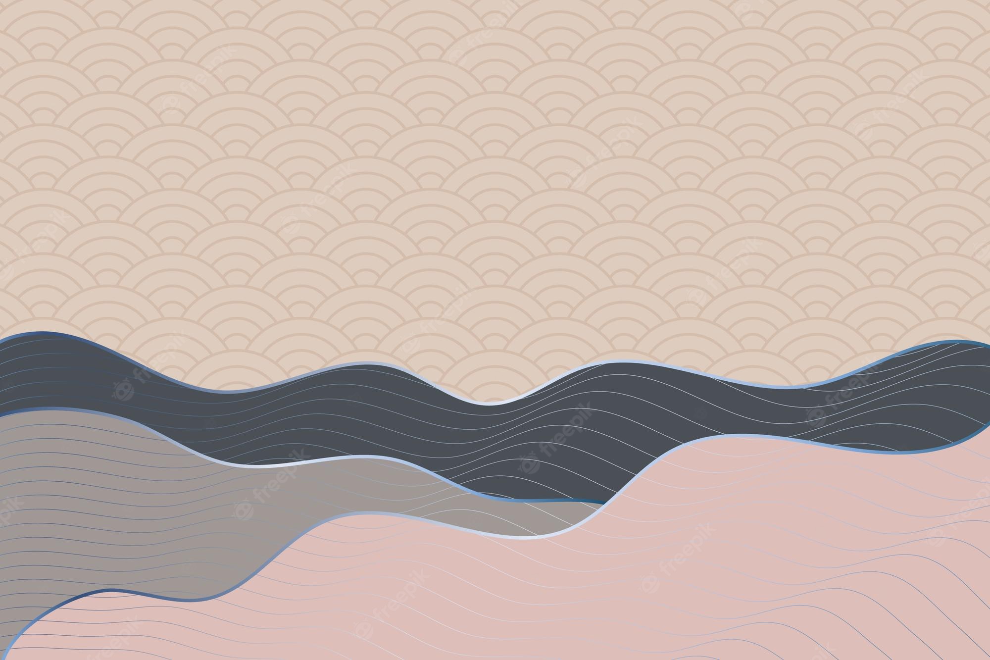 Vsco Wave Drawing Wallpapers