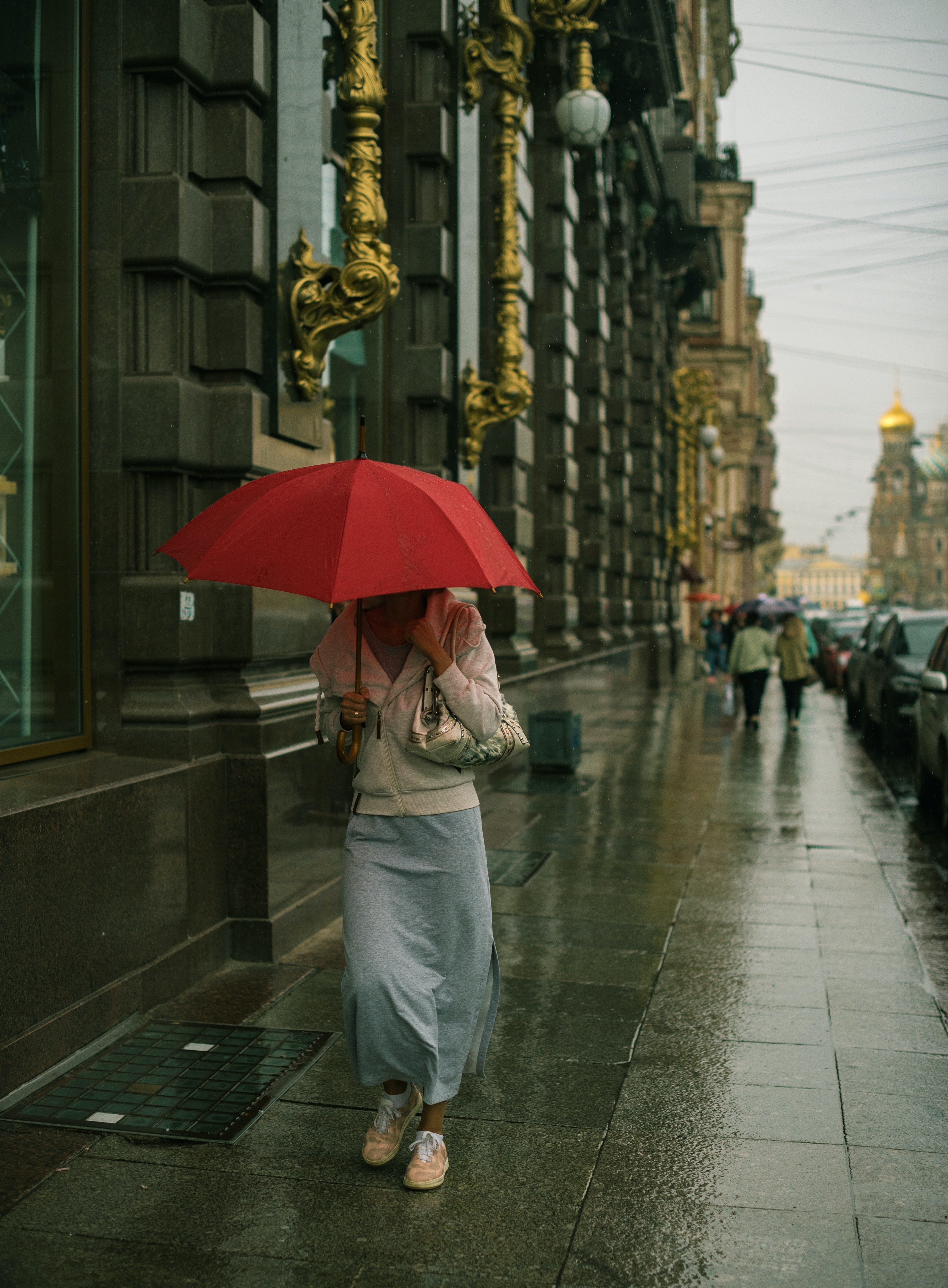 Walking Alone In The Rain Wallpapers