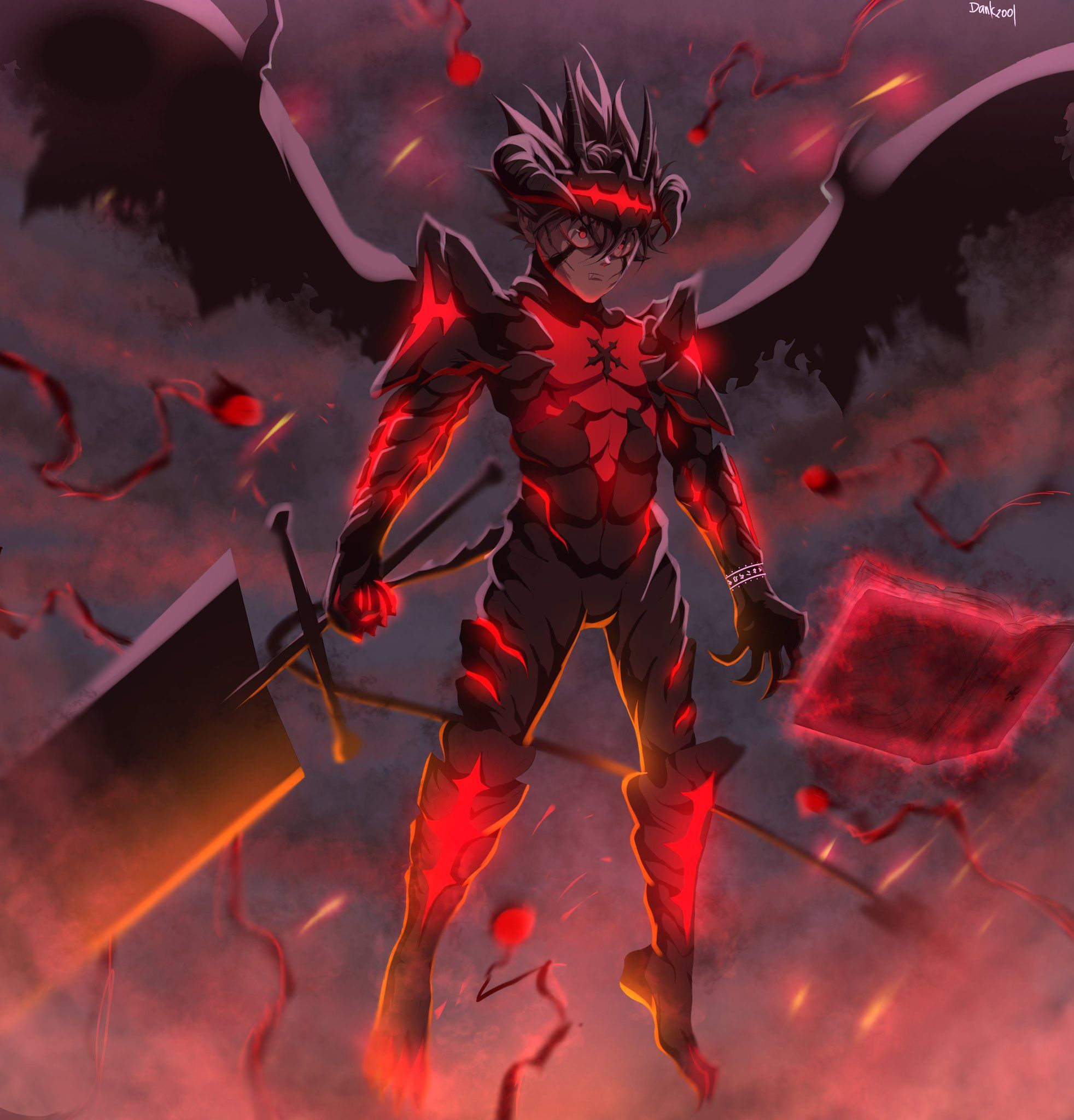 Wallpaper Asta Demon Form Wallpapers