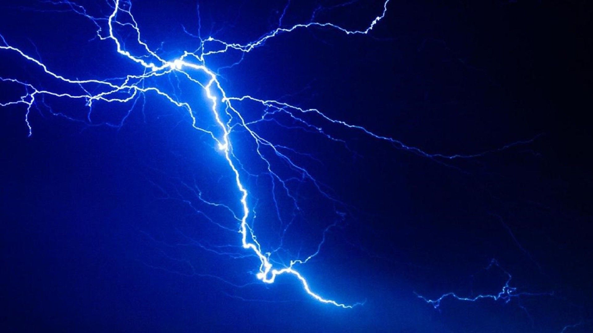 Wallpaper Blue Lightning Wallpapers