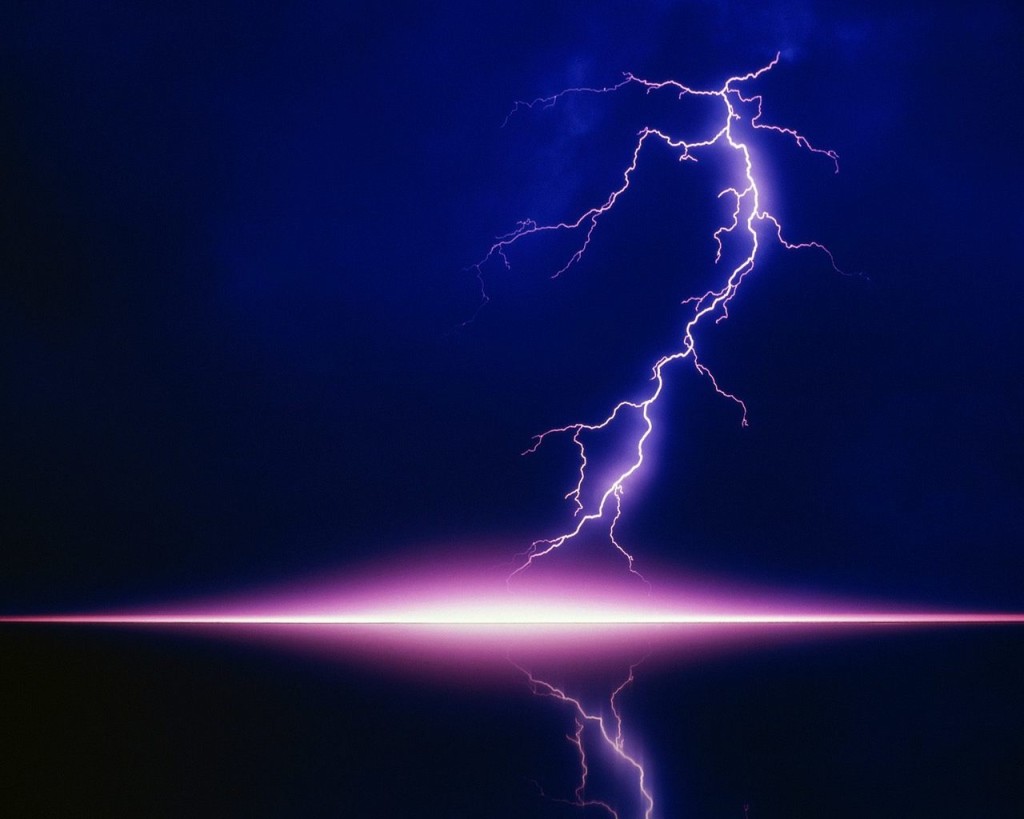 Wallpaper Blue Lightning Wallpapers