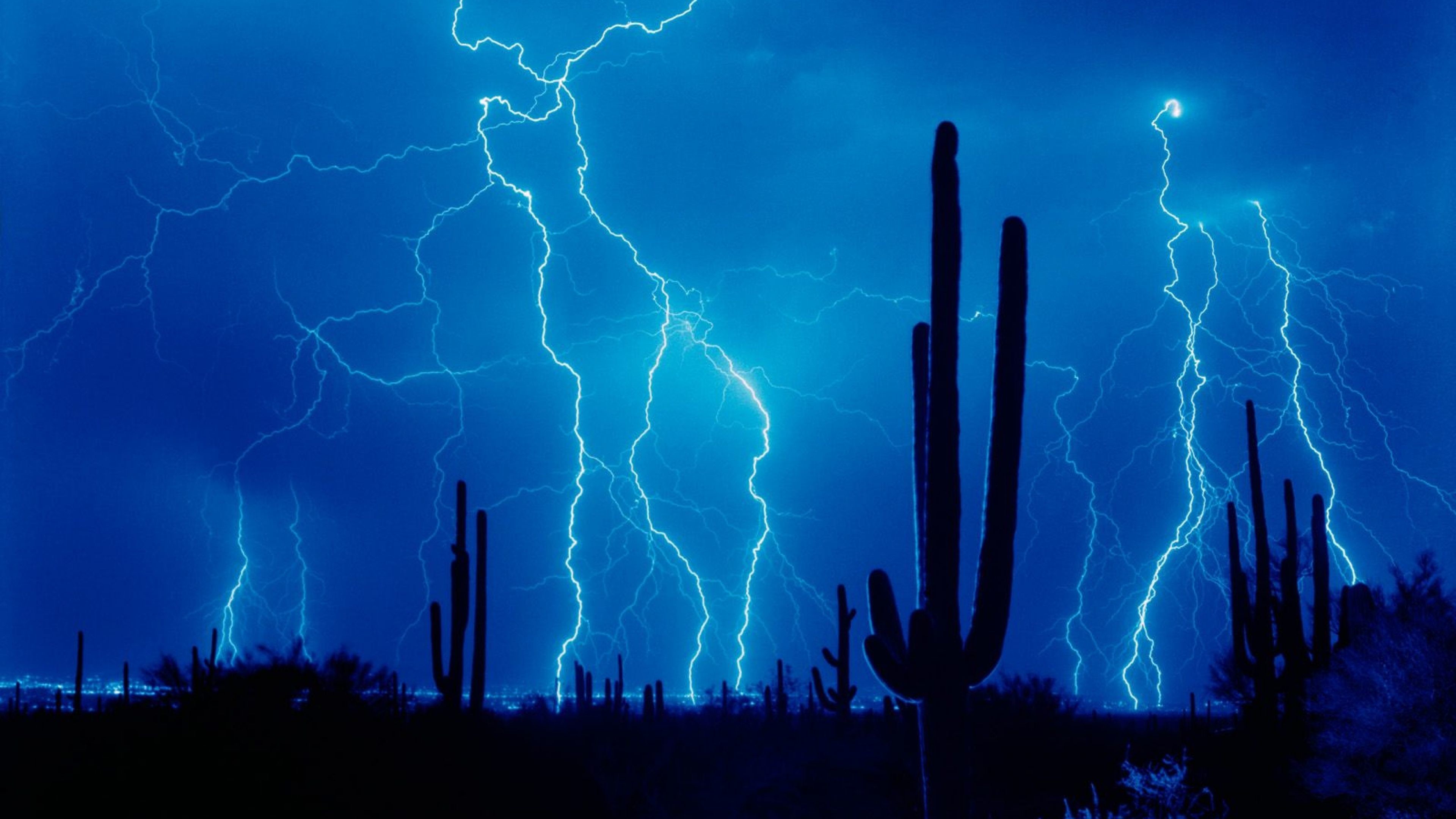 Wallpaper Blue Lightning Wallpapers