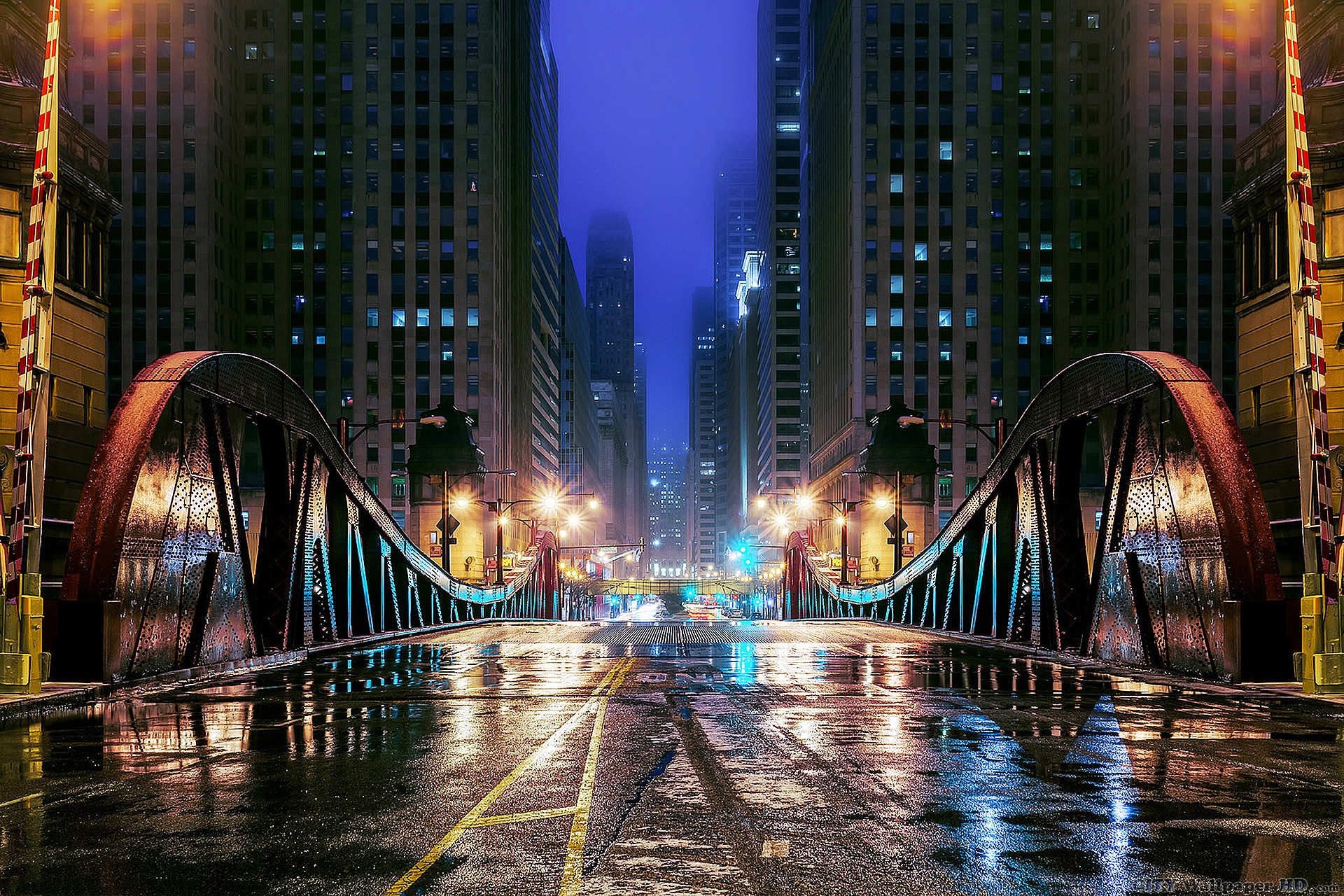 Wallpaper Chicago At Night Wallpapers