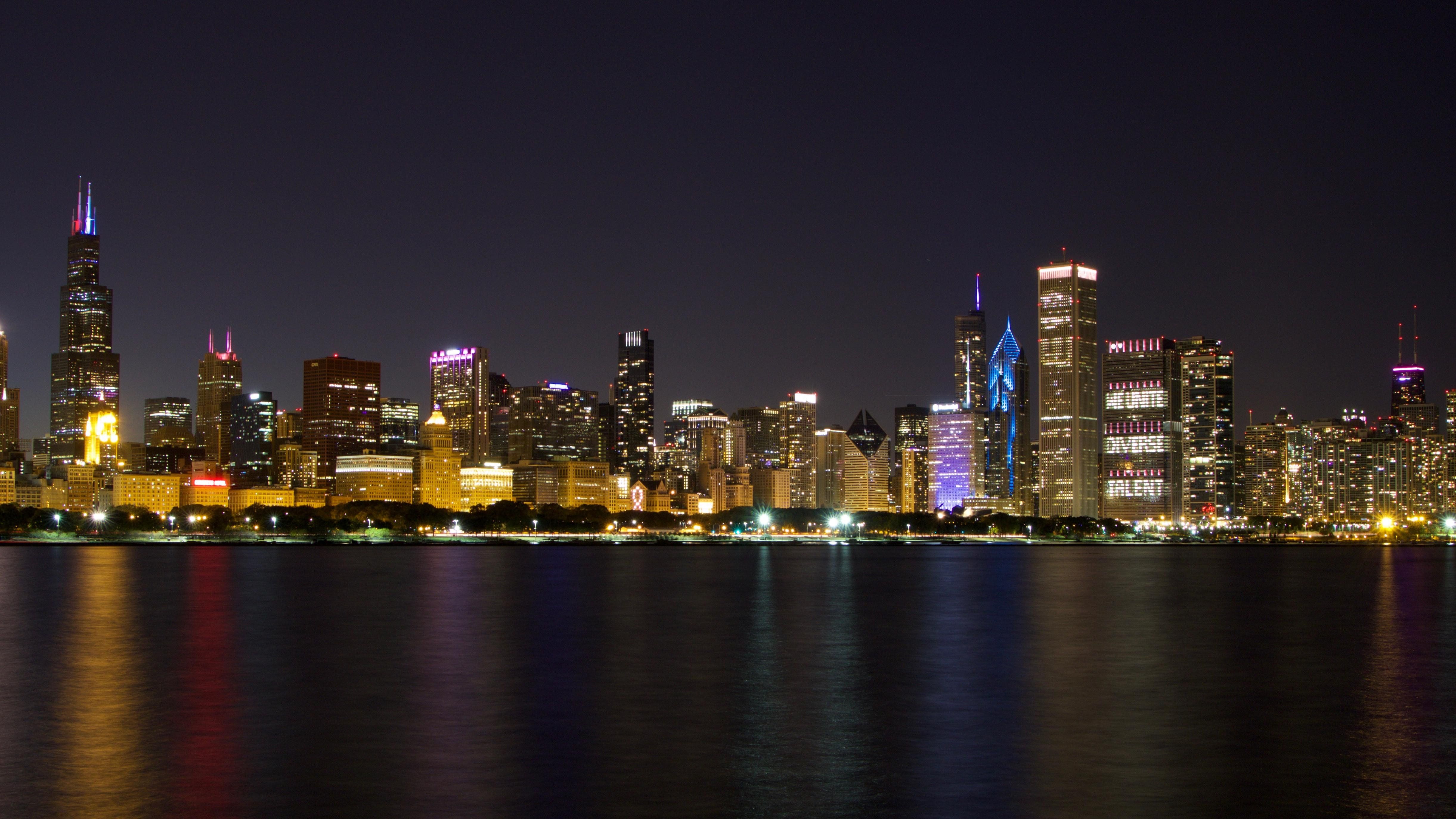 Wallpaper Chicago At Night Wallpapers