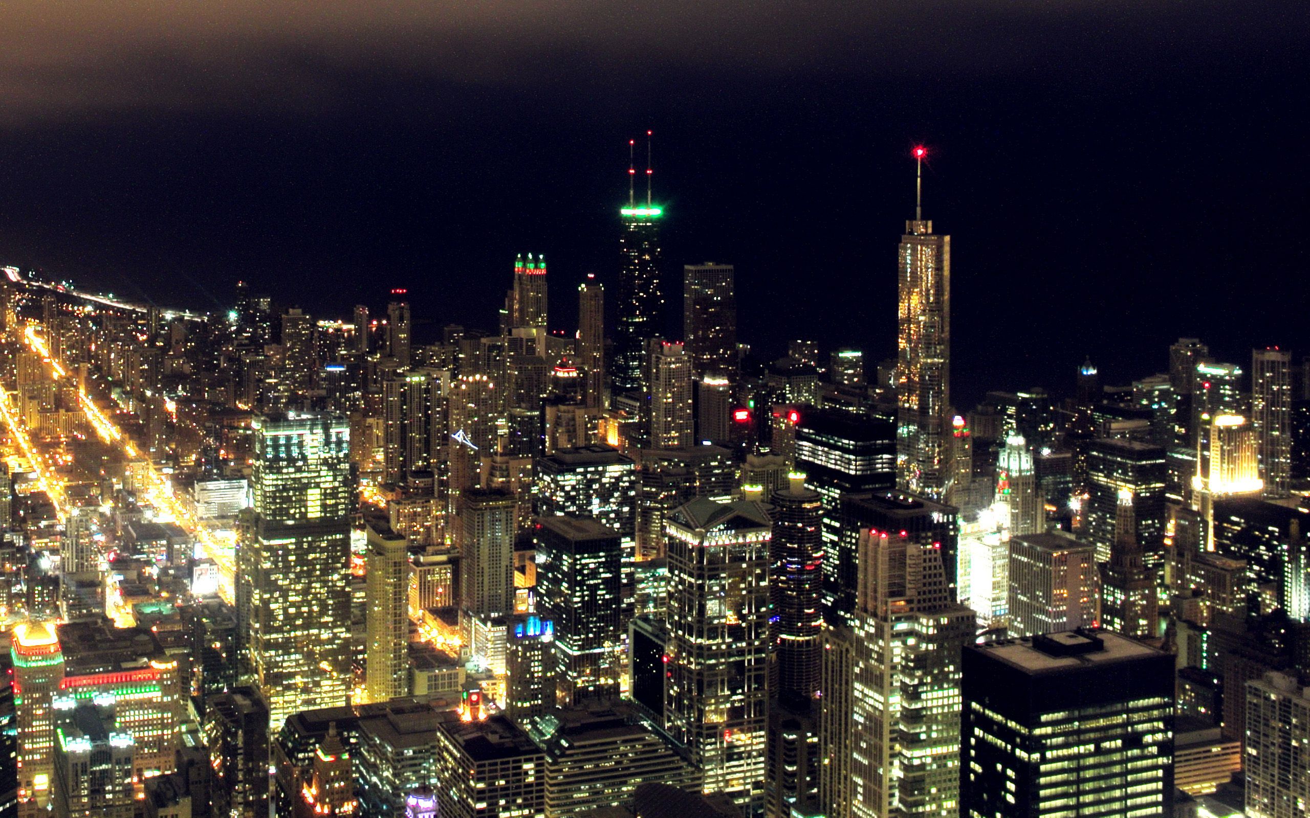 Wallpaper Chicago At Night Wallpapers