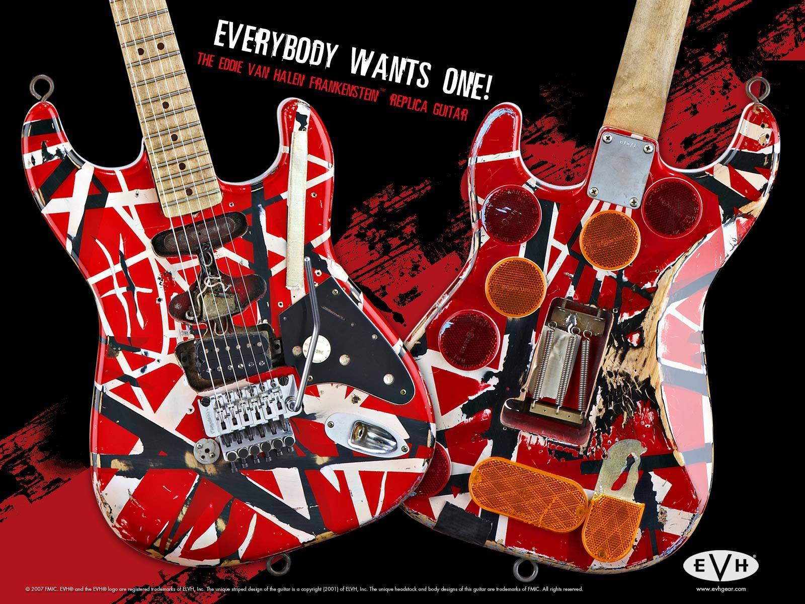 Wallpaper Eddie Van Halen Frankenstrat Wallpapers