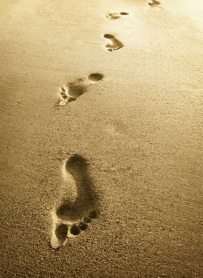 Wallpaper Footprints In The Sand Wallpapers