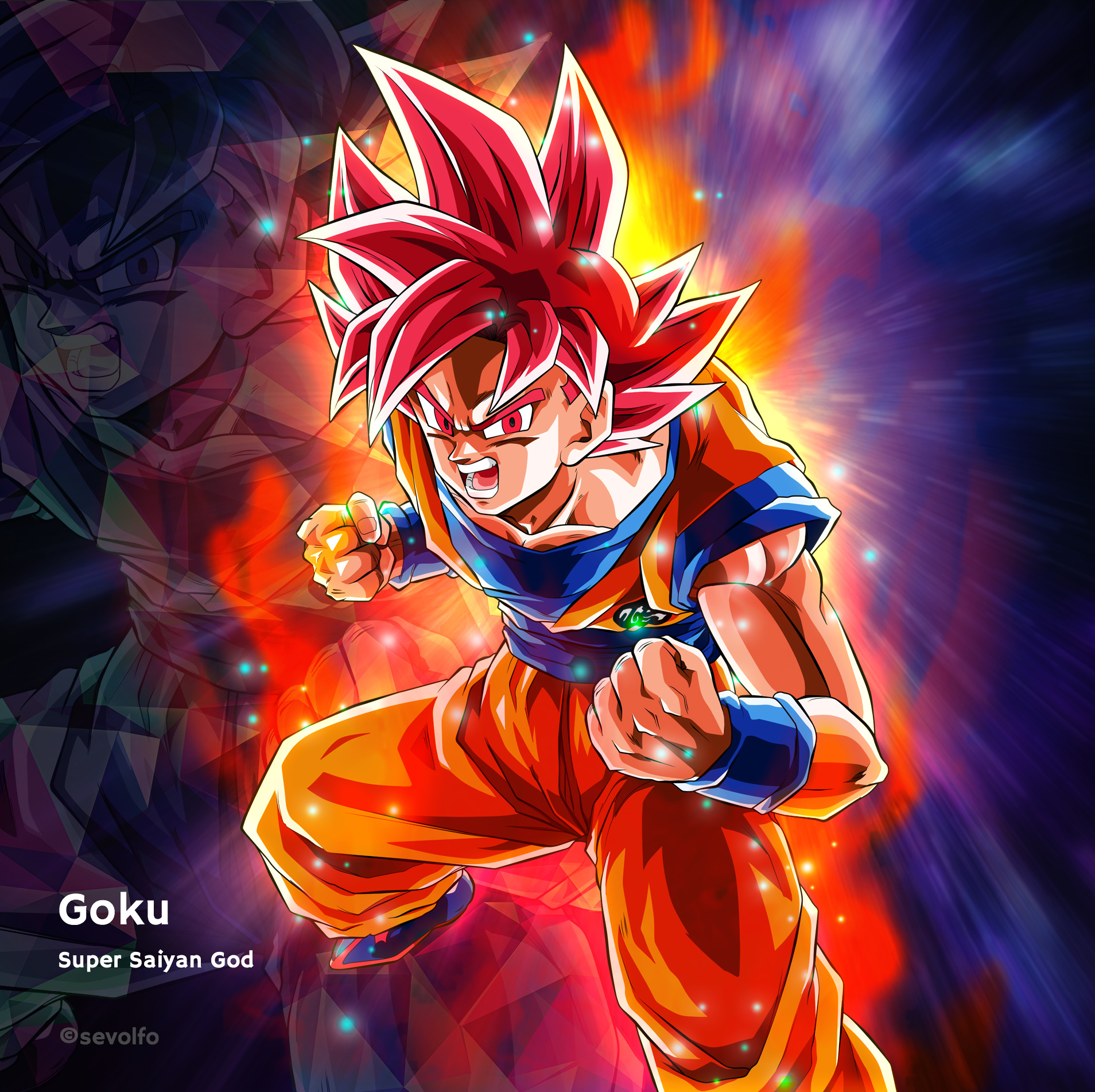 Wallpaper Goku Super Saiyan God Wallpapers