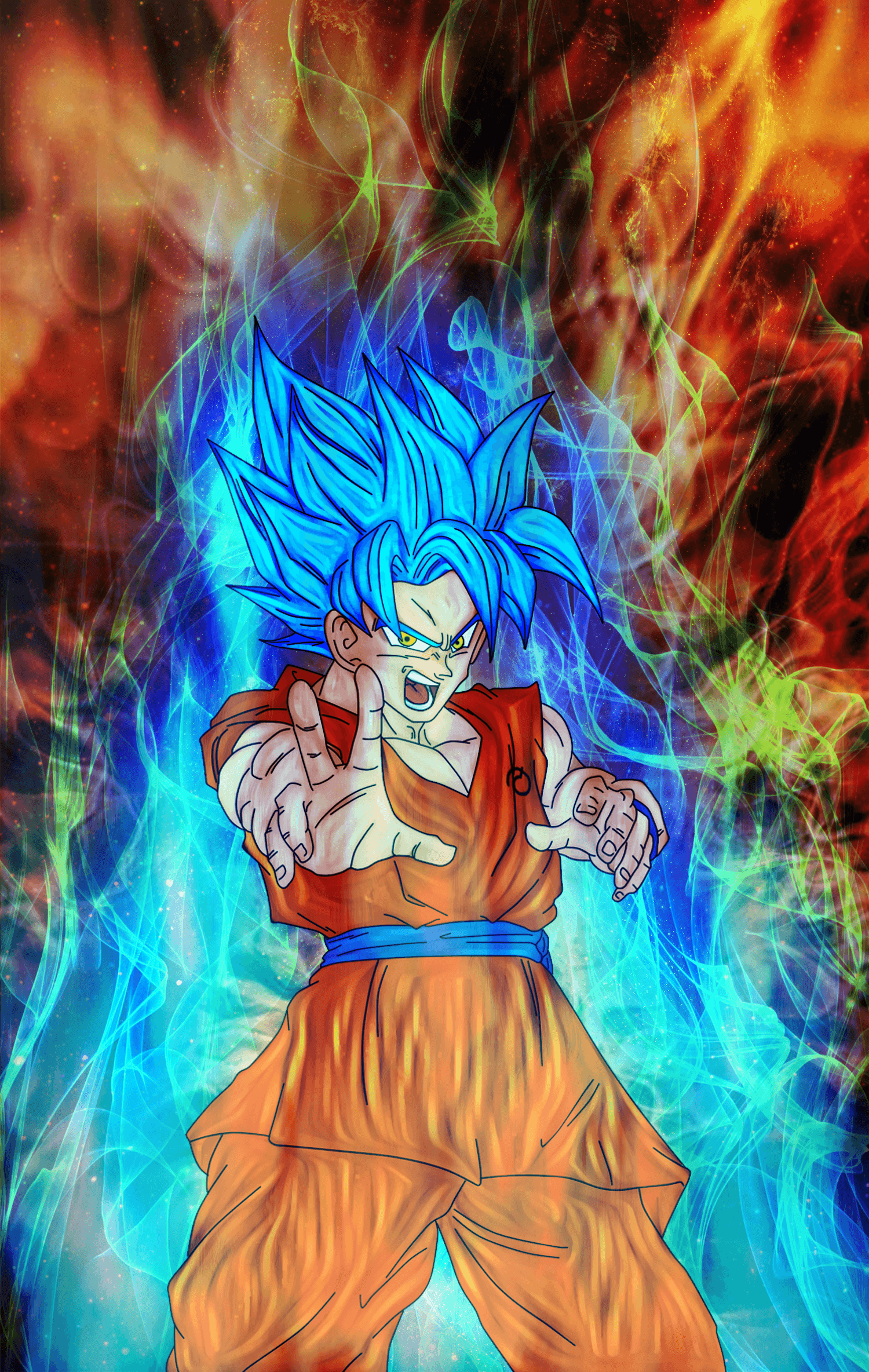 Wallpaper Goku Super Saiyan God Wallpapers