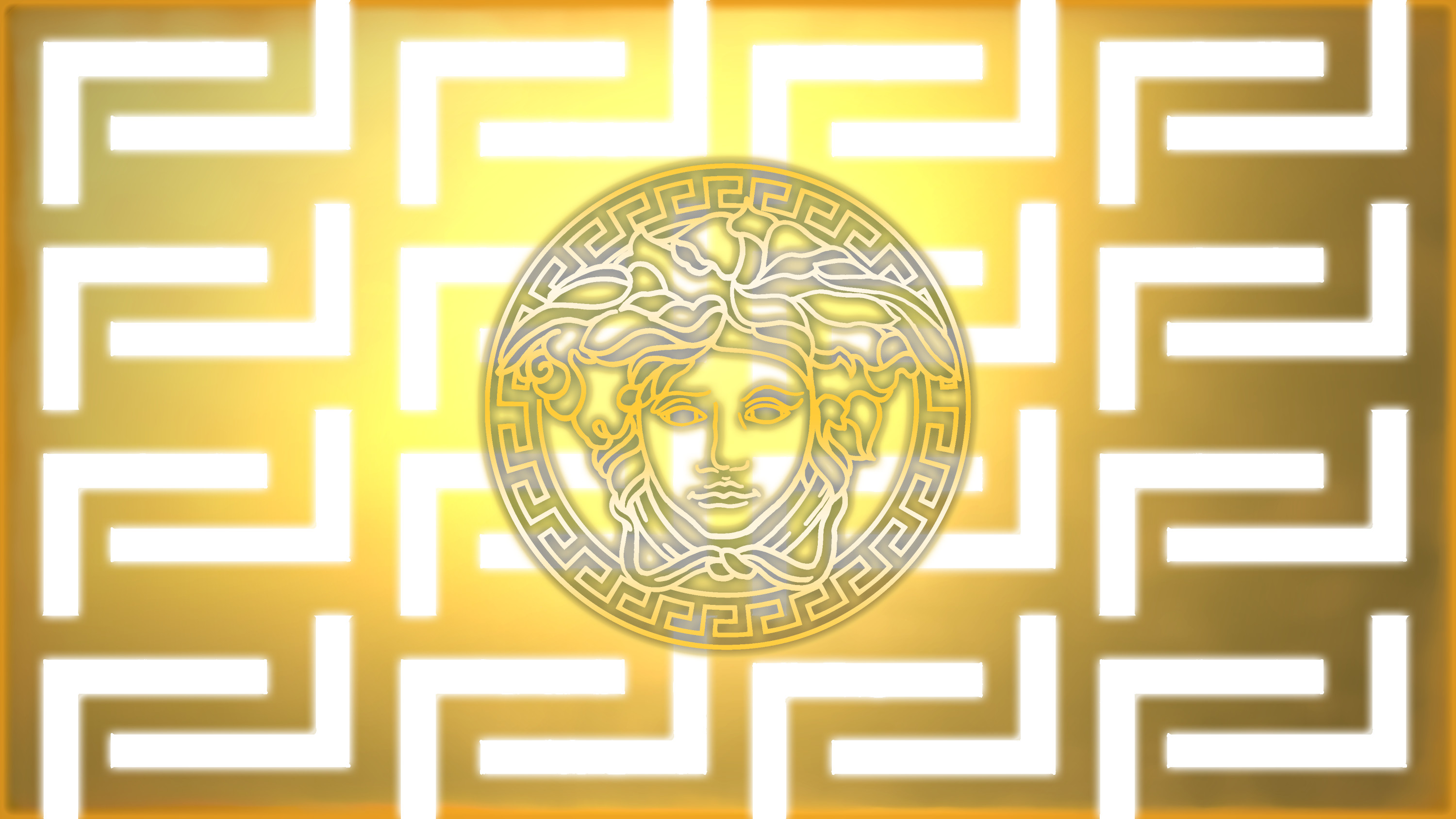 Wallpaper Gold Versace Logo Wallpapers