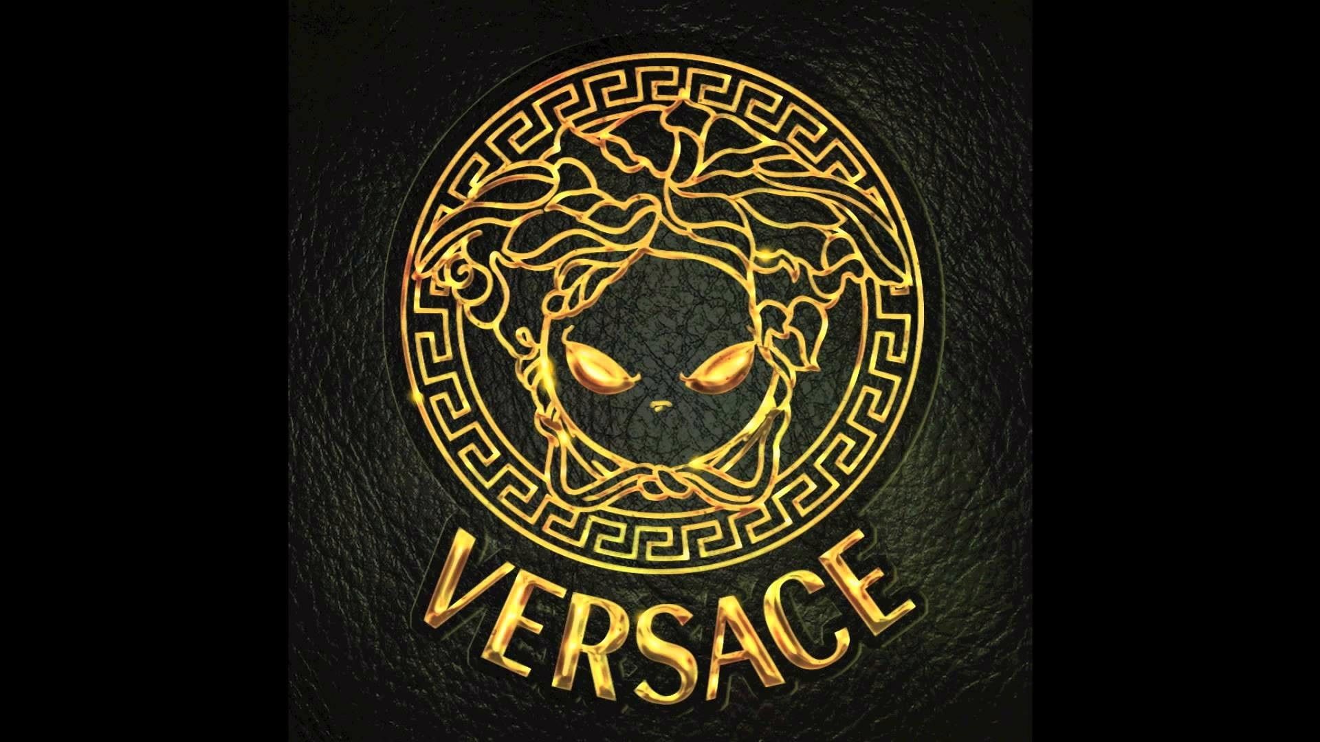 Wallpaper Gold Versace Logo Wallpapers